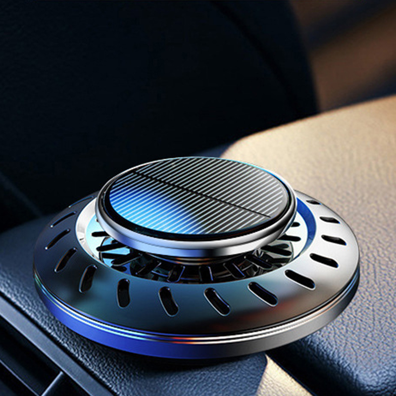 Rotierender Auto-diffusor Für Ätherische Öle, Beseitigt Gerüche, Langanhaltender Duft, Anti-stress, Schwarzer Lufterfrischer