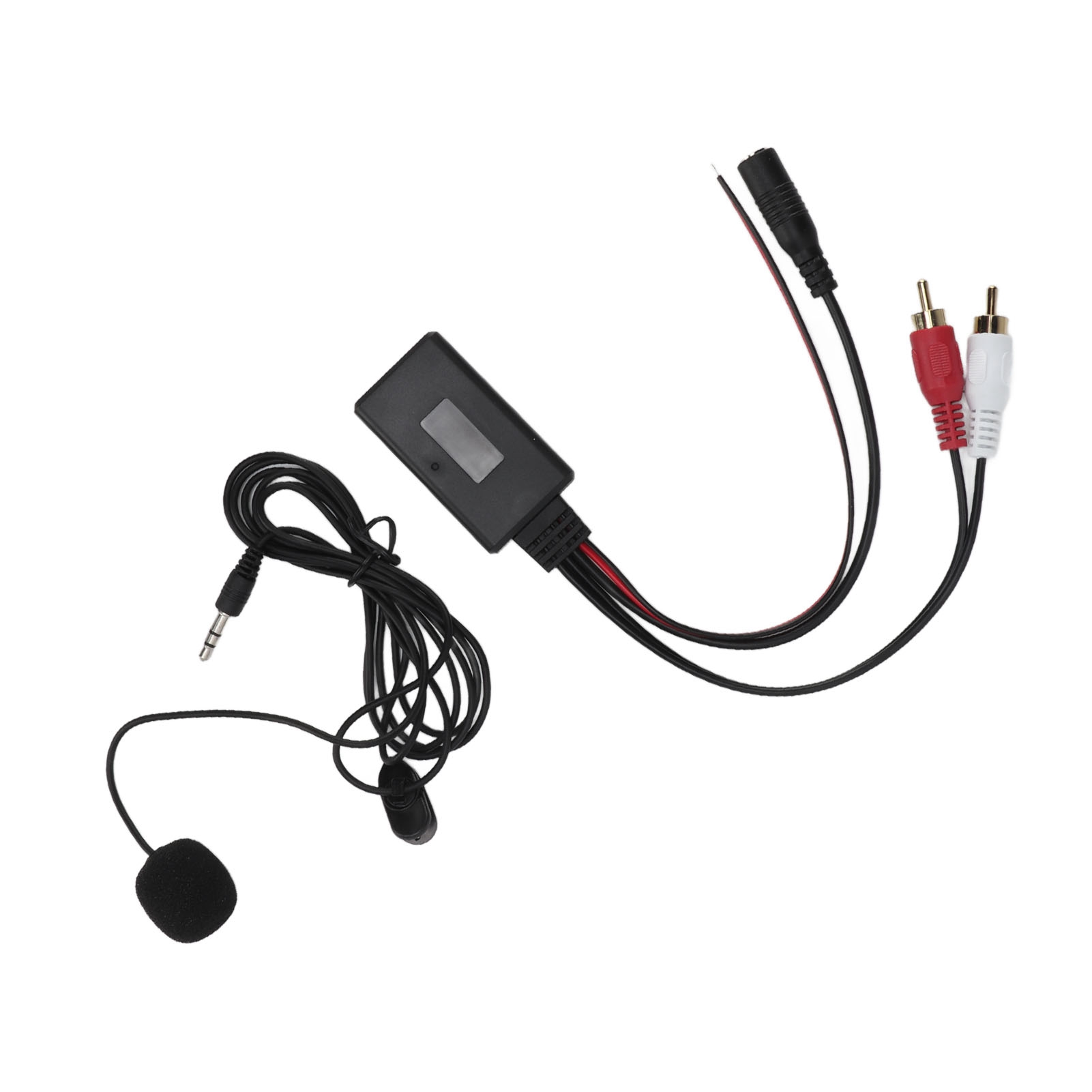 Kabelloser Bluetooth-kfz-aux-adapter Mit 2 Rca-eingängen Und Freisprechmikrofon Für Kenwood-autoradios