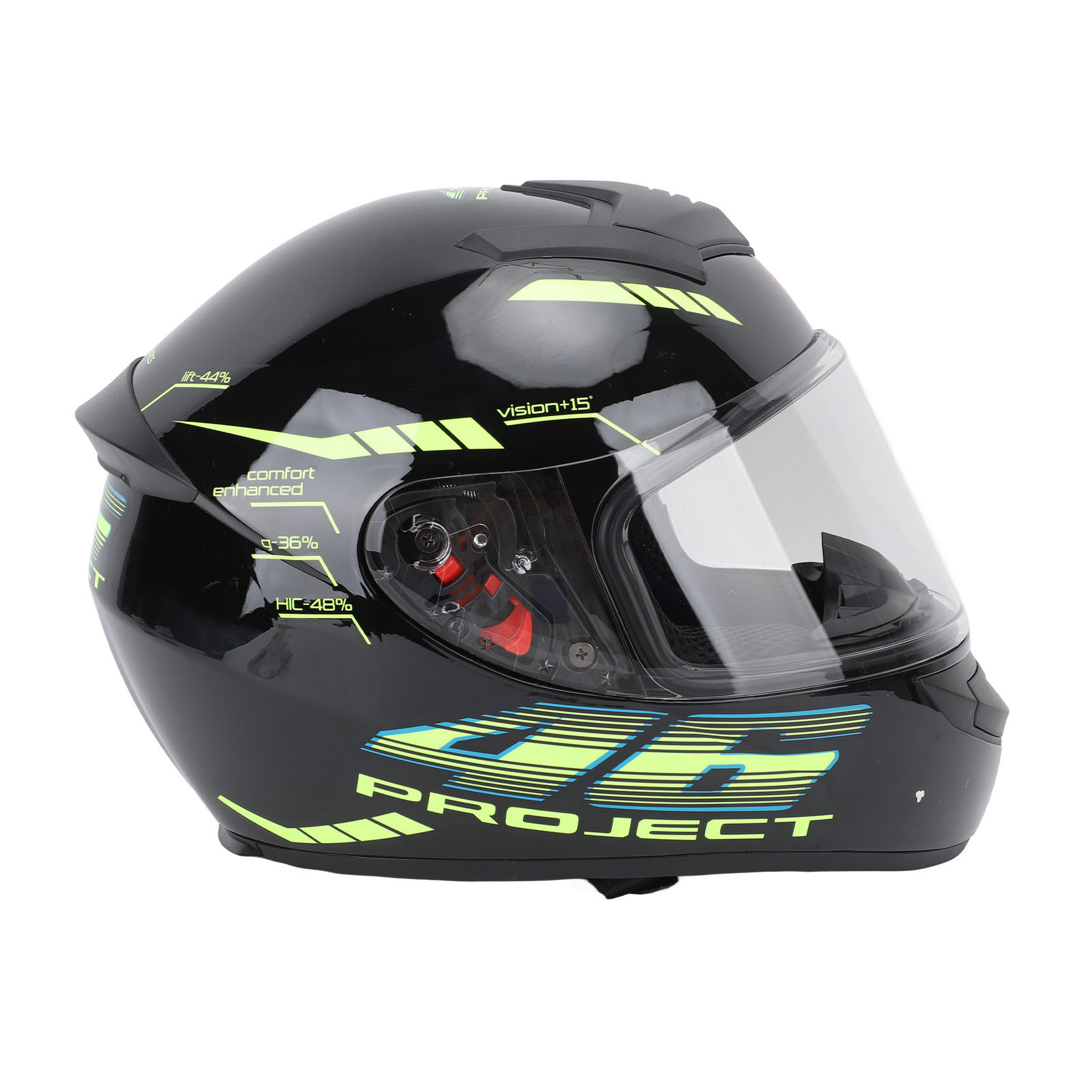 Integralhelm Mit Bluetooth, Schwarz, Xl, Freisprecheinrichtung, Reflektierender Streifen Für Bessere Sichtbarkeit Bei Nacht, Hochklappbares Visier, Rennhelm, Kopfumfang 61–62 Cm