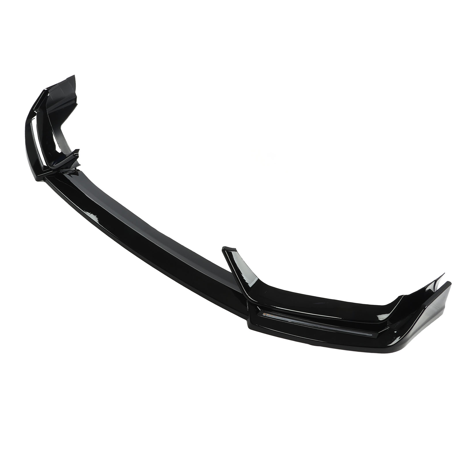 Frontstoßstangenspoiler-lippensatz Mit Diffusorschutz, Splitter Und Nebelscheinwerfern, Glänzend Schwarz, Ersatz Für Honda Civic Coupé 2-türer 2016-2021
