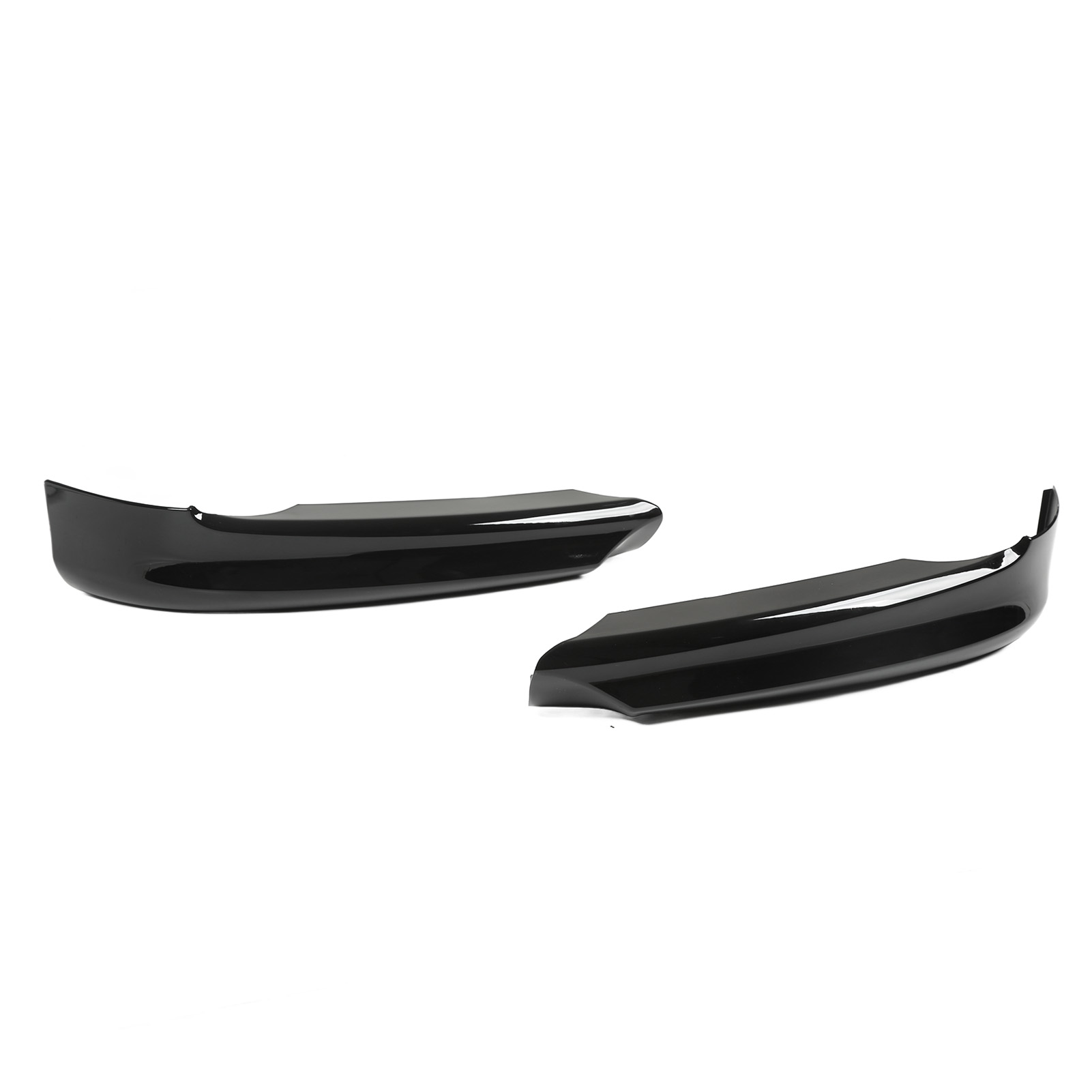 Paar Frontstoßstangenspoiler Für Bmw 3er E90 Limousine Vor-lci 2005-2008, Aerodynamische Lippe, Glatte Oberfläche, Glänzend Schwarze Ausführung.