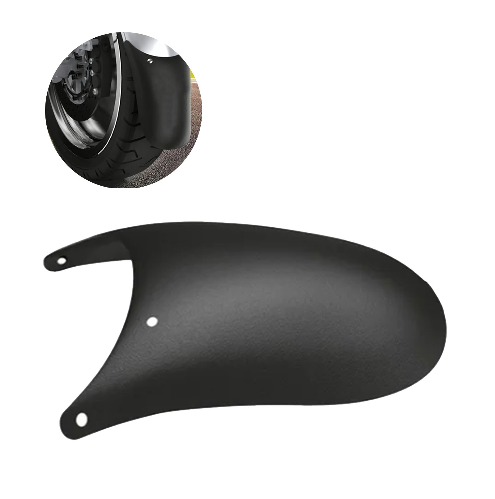 Hochfester Motorrad-vorderradkotflügel Aus Kunststoff, Einzigartiges Design, Robuster Motorradkotflügel, Schutzset, Durchmesser D, Langlebiges Motorradzubehör.