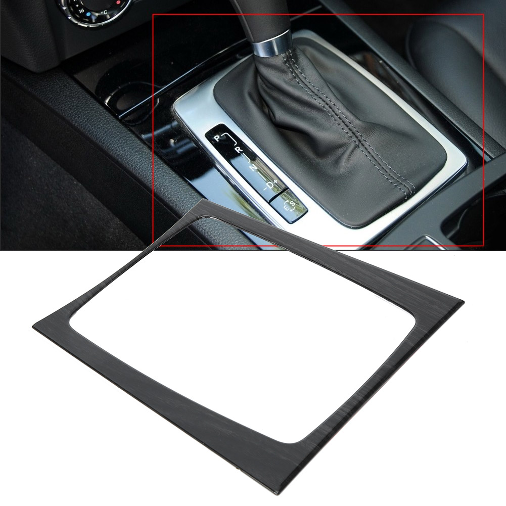 Aufkleber Für Den Schalthebelrahmen, Passend Für Mercedes Benz C-klasse Glk W204 X204 08-13 (schwarz)