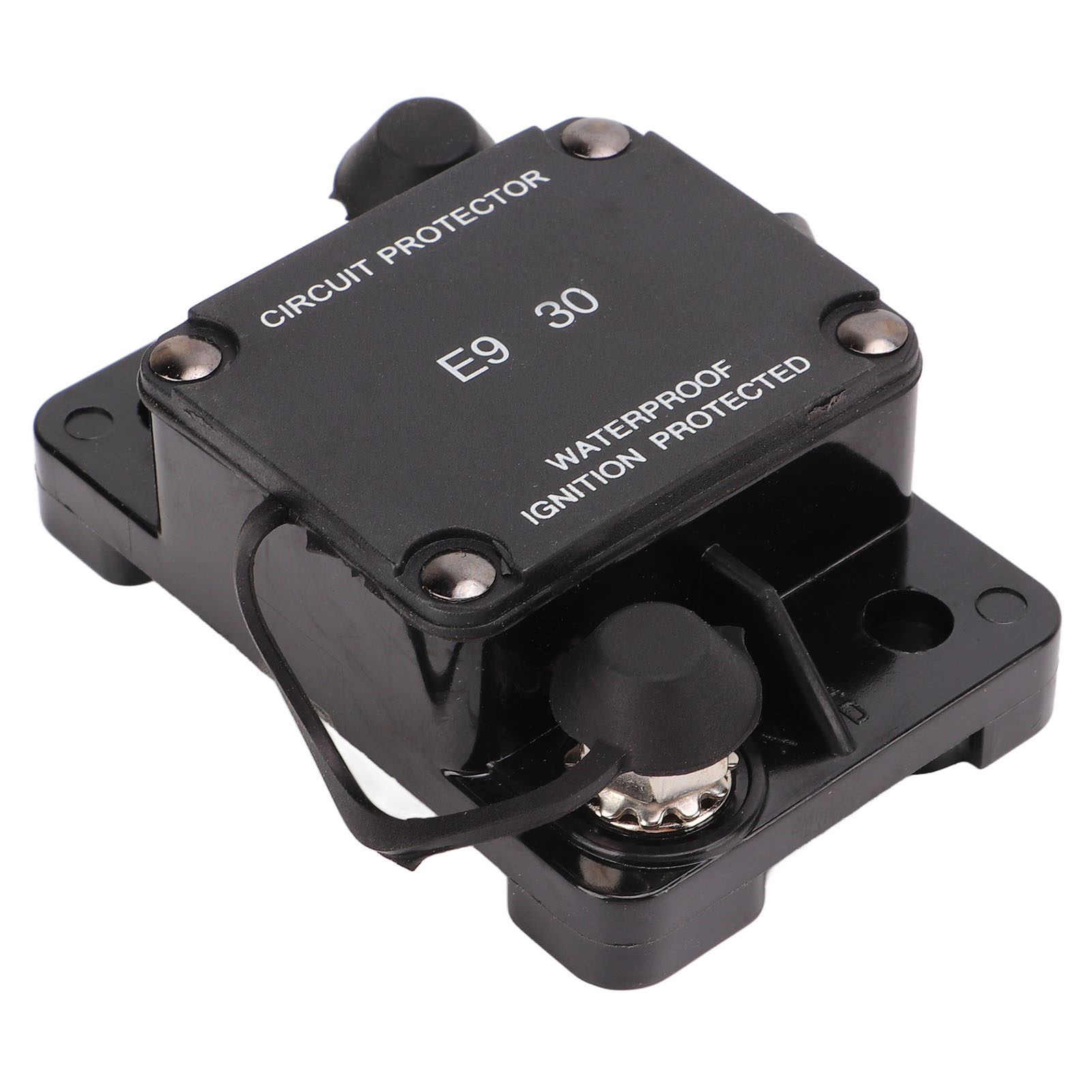 Automatischer 32v 30a-leistungsschalter, 1/4"-anschluss, Ip67 Wasserdicht Und Flammhemmend, Für Batterien In Wohnmobilen, Lkw Und Bussen