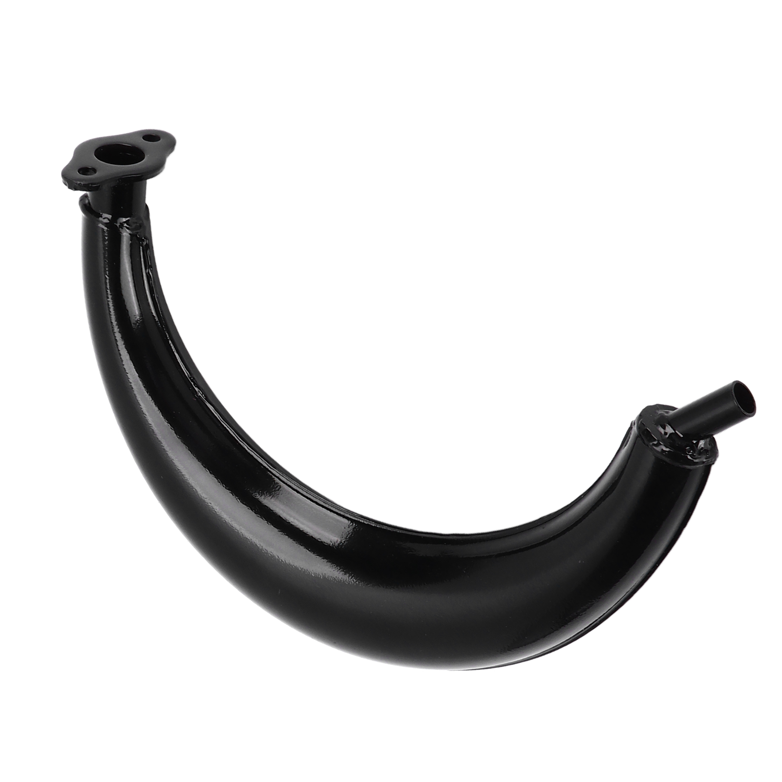 40-mm-halbmond-auspuff Aus Legiertem Stahl Für 49-cm³-, 60-cm³-, 66-cm³- Und 80-cm³-zweitaktmotoren, Schalldämpfer Für Motorisierte Fahrräder