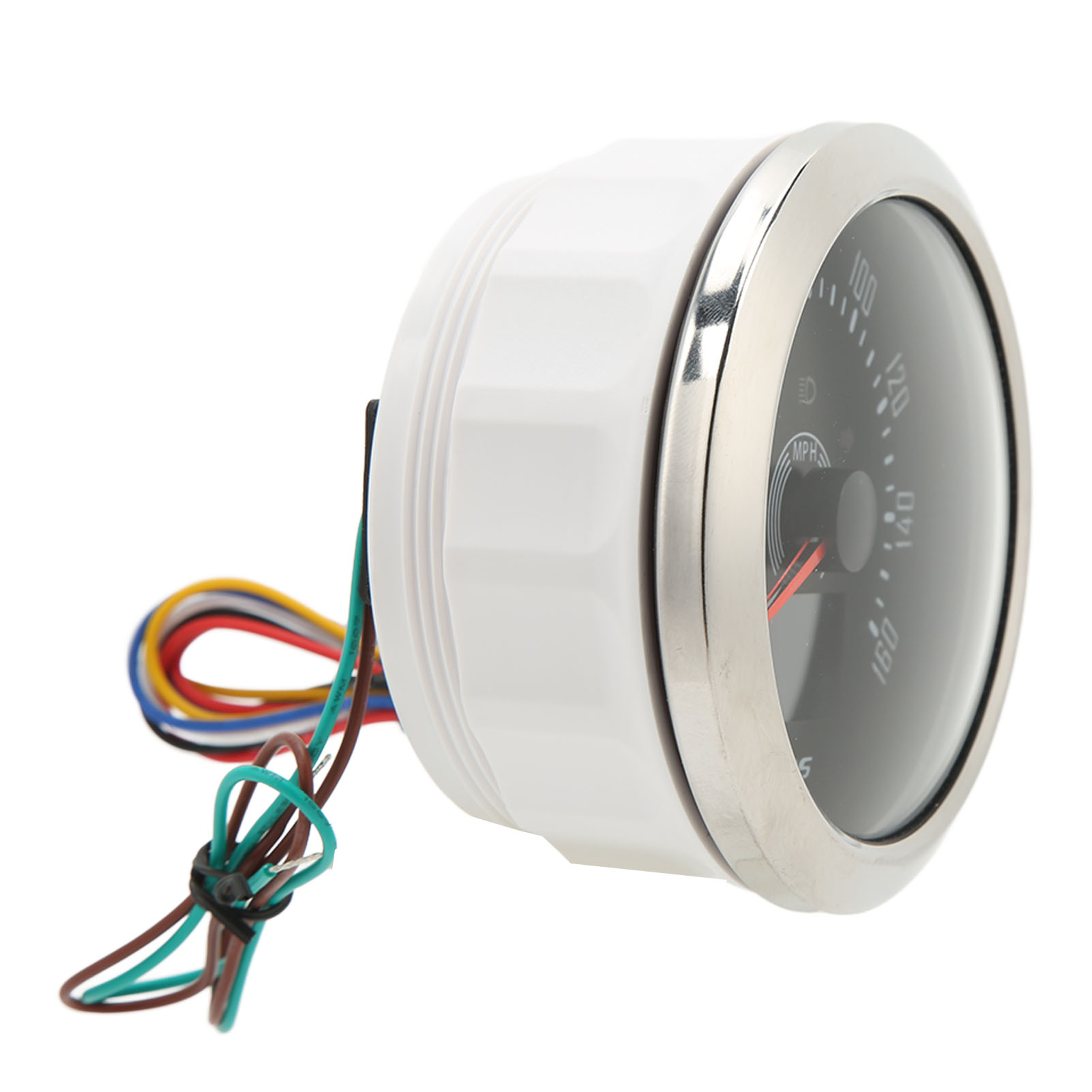 3-in-1-gps-tachometer (85 Mm, 0–160 Mph) Mit Oled-display, Geschwindigkeits- Und Kilometerzähler, Cog-funktionen, 9–32 V, Für Wohnmobil, Boot, Auto, Schwarz