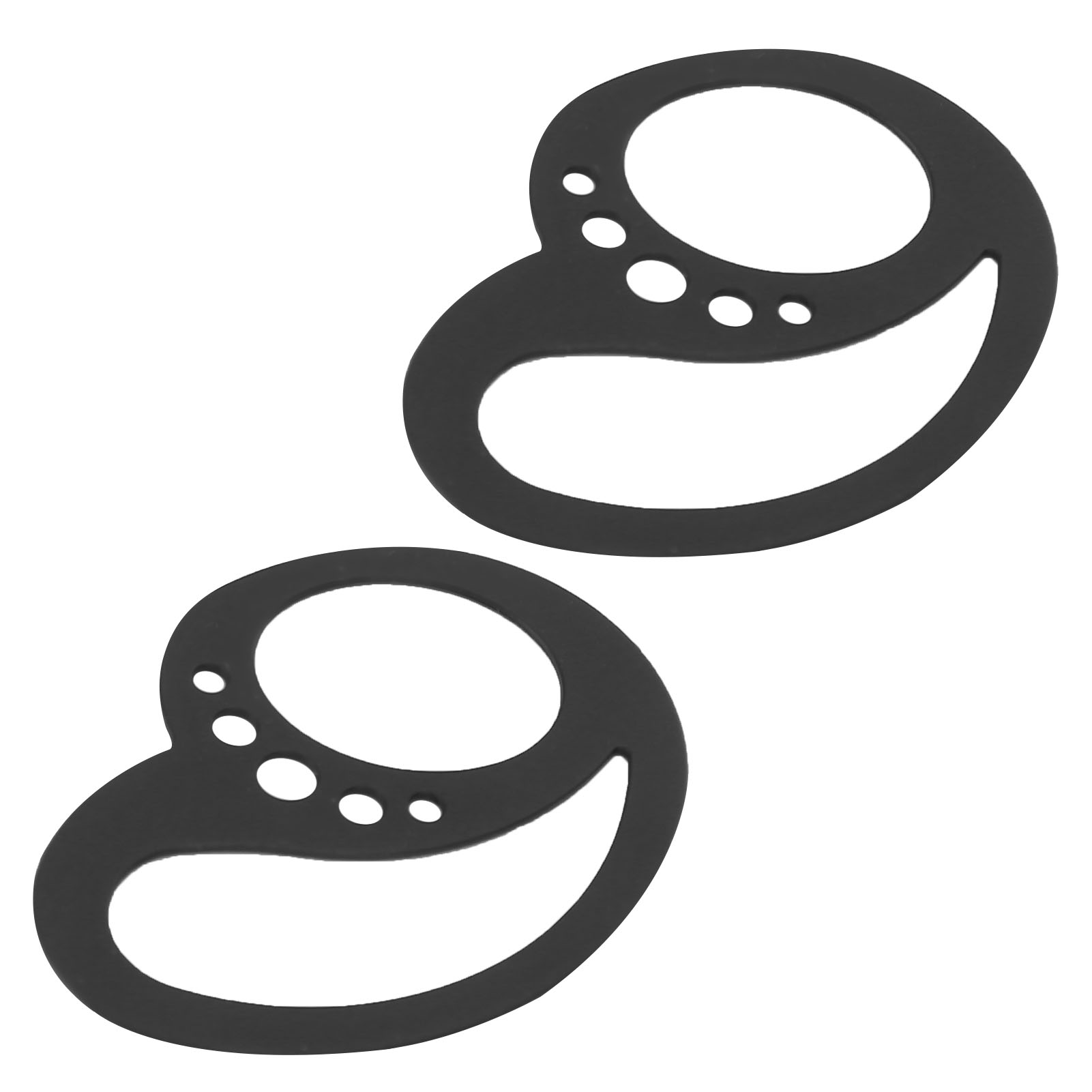 1 Paar Rutschfeste Ohrhaken, Halteclips Für Bluetooth-kopfhörer, Schwarz.