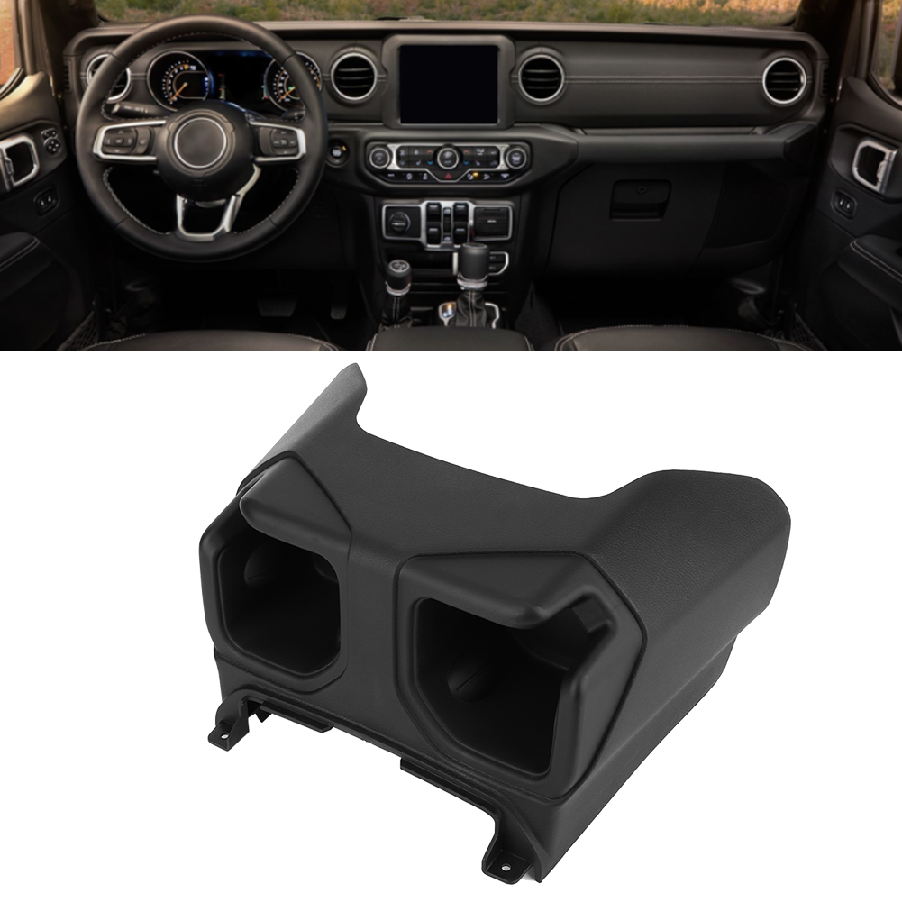 Auto-teebecherhalter, Getränkeflaschenständer, Zubehör, Schwarz, Passend Für Jeep Wrangler Jl 2018-2020