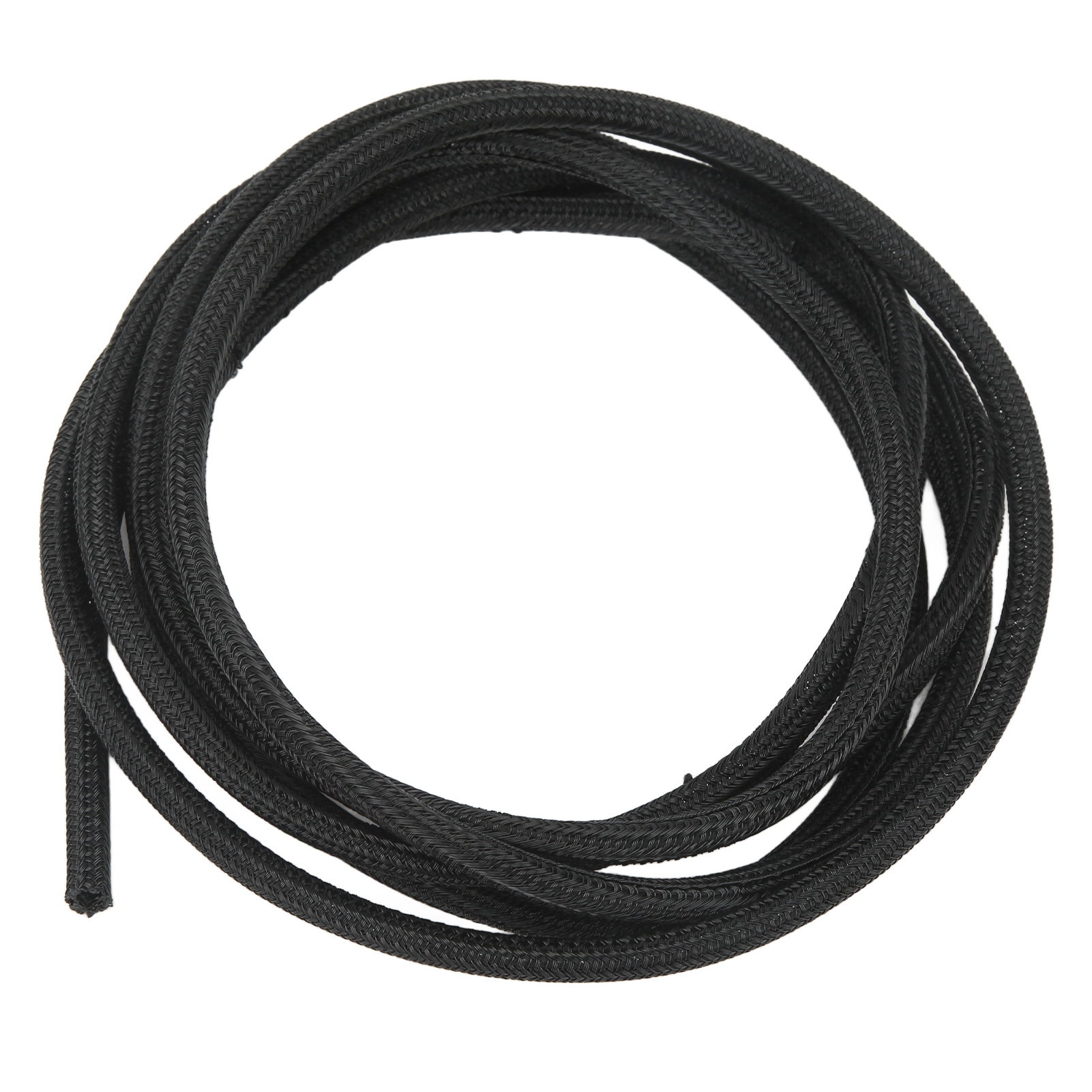 Schwarzer, 5 Mm Dicker Schutzschlauch Für Kabel, Hitzebeständig, Selbstaufrollend, Mit Drahtgeflecht Für Boote Und Wohnmobile, 3 M Lang.