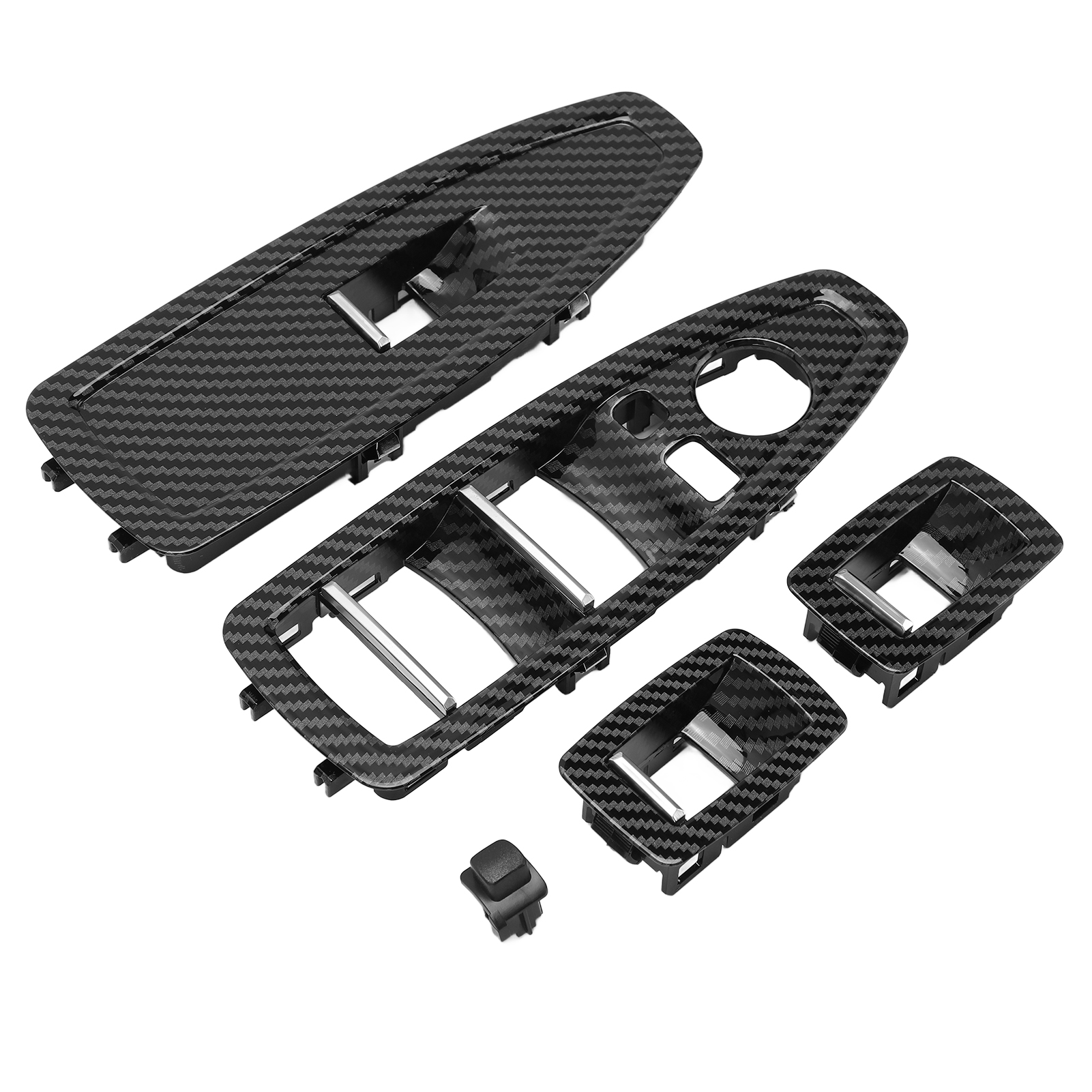 Carbon-zierblenden-set Für Bmw 1er, 3er Und 4er (f20, F30, F31, 2012–2019) – Ersatz Für Bedienfeld-tastenschalter