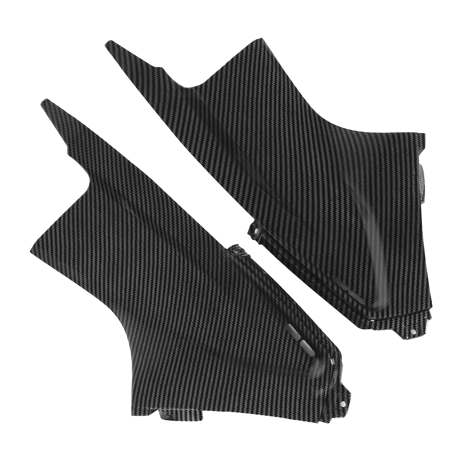Paar Seitliche Luftabweiser Im Carbon-stil, Verkleidungseinsätze Für Yamaha Yzf R6 2003-2005, Ersatzteile, Schwarze Zierleisten.