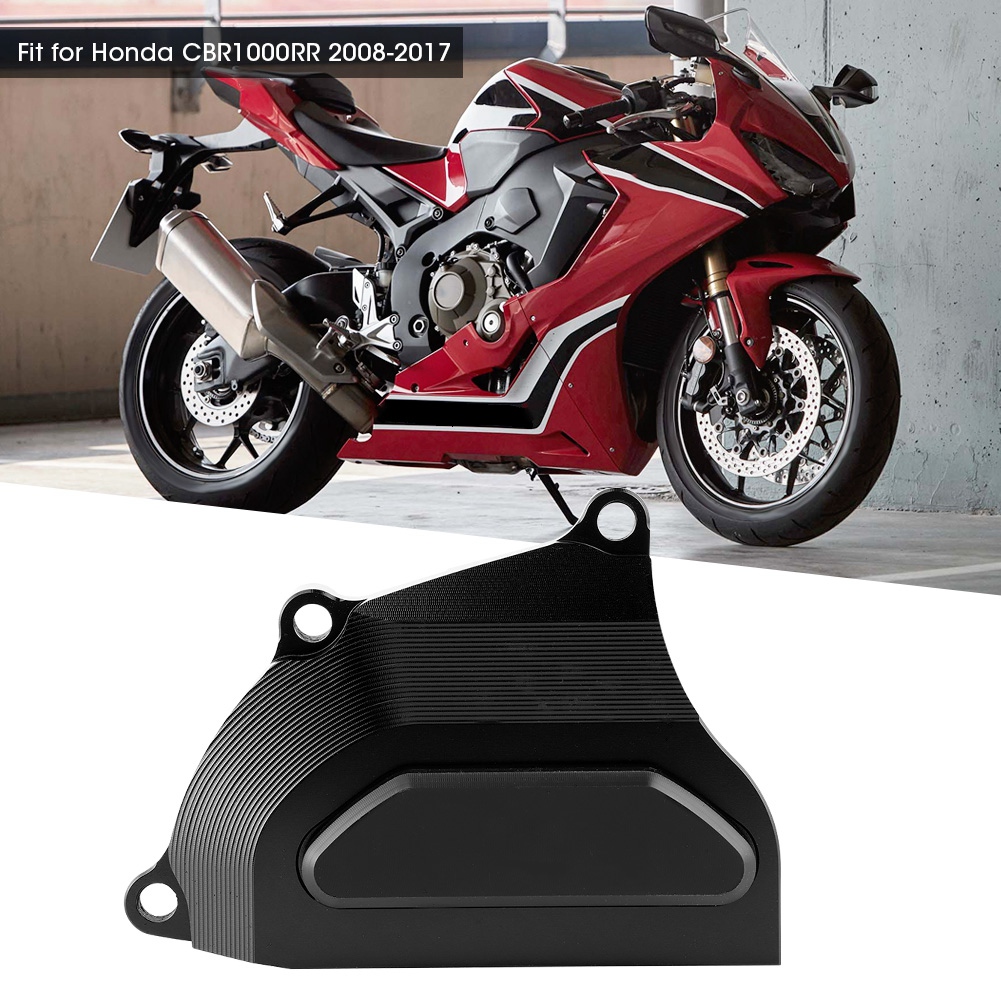 Cnc-gefräster Motorschutz-slider Für Honda Cbr1000rr (baujahre 2008–2017), Schwarz