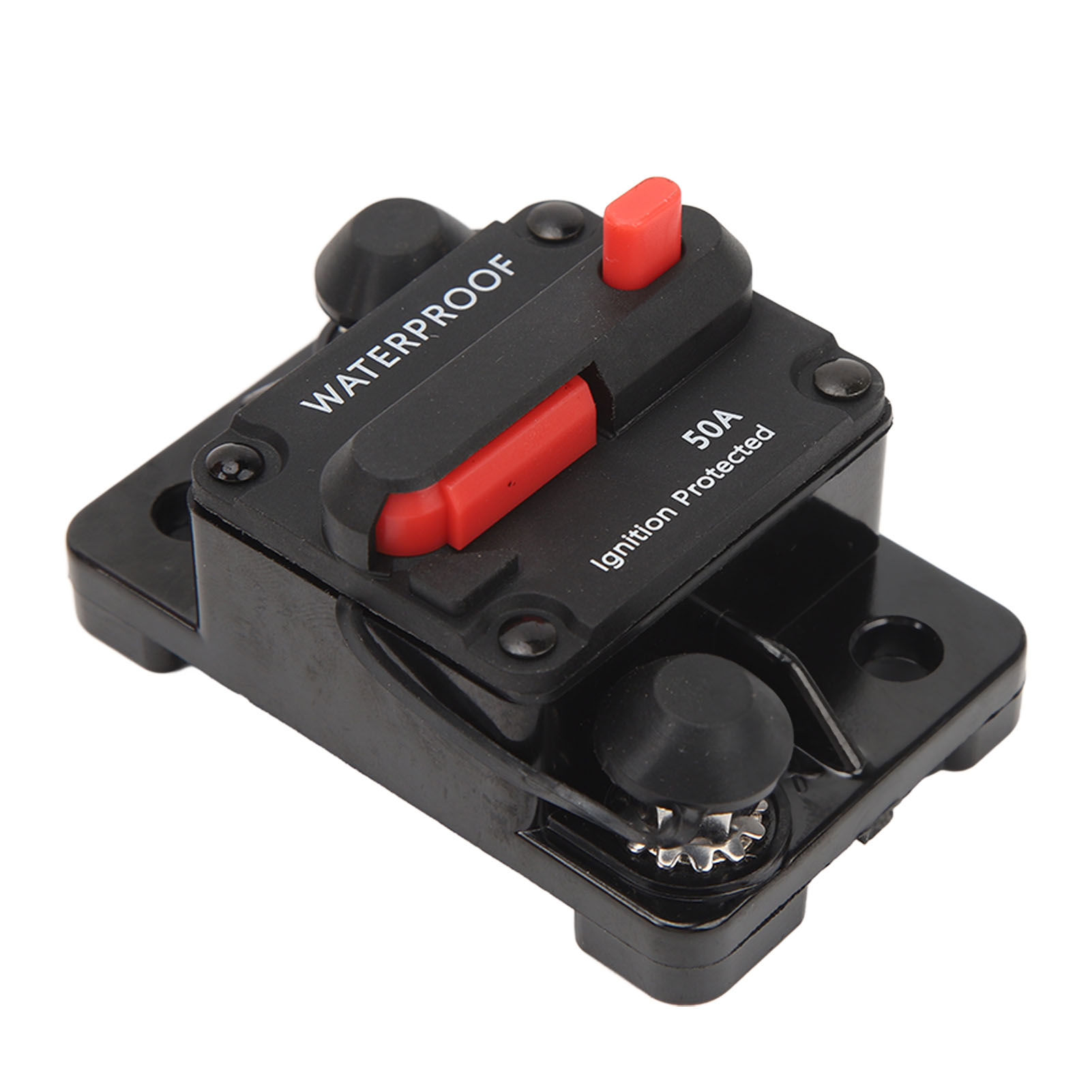 Wasserdichter 12v-kfz-audio-schutzschalter Mit Manueller Rückstellung Und 50a-sicherung Für Autoradios