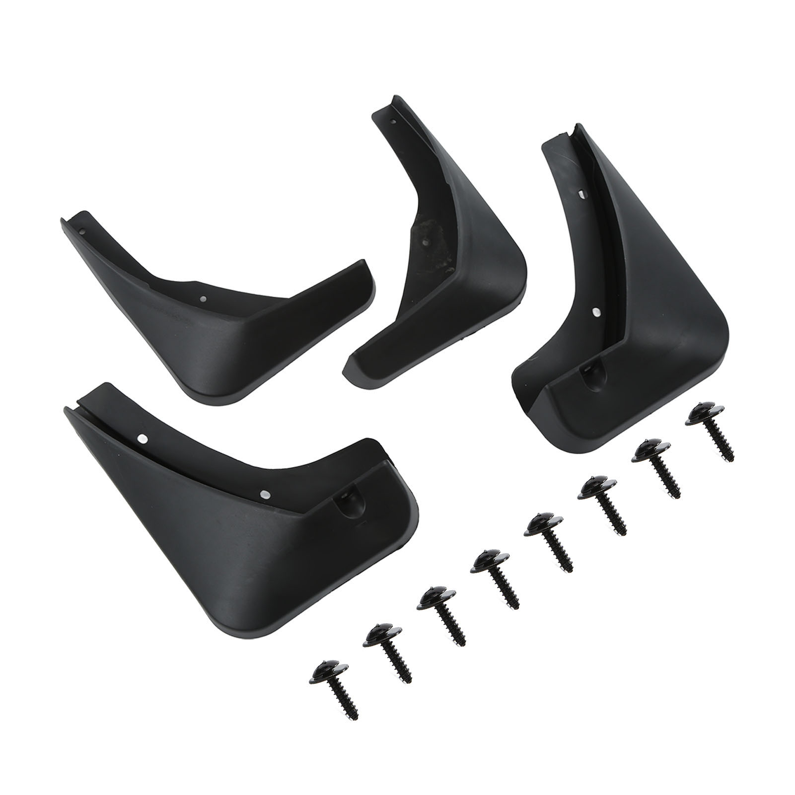 4-teiliger Spritzschutz Für Vorder- Und Hinterachse, Schwarz, Kompatibel Mit Cadillac Xts 2013–2018, Austauschset