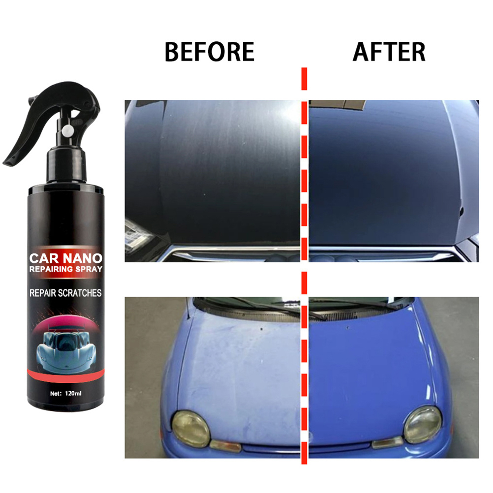 120 Ml Nano-keramik-versiegelungsspray, Hydrophober Autoglanz, Flüssiges Polierwachs Zum Lackschutz, Langanhaltender Kristallfilm