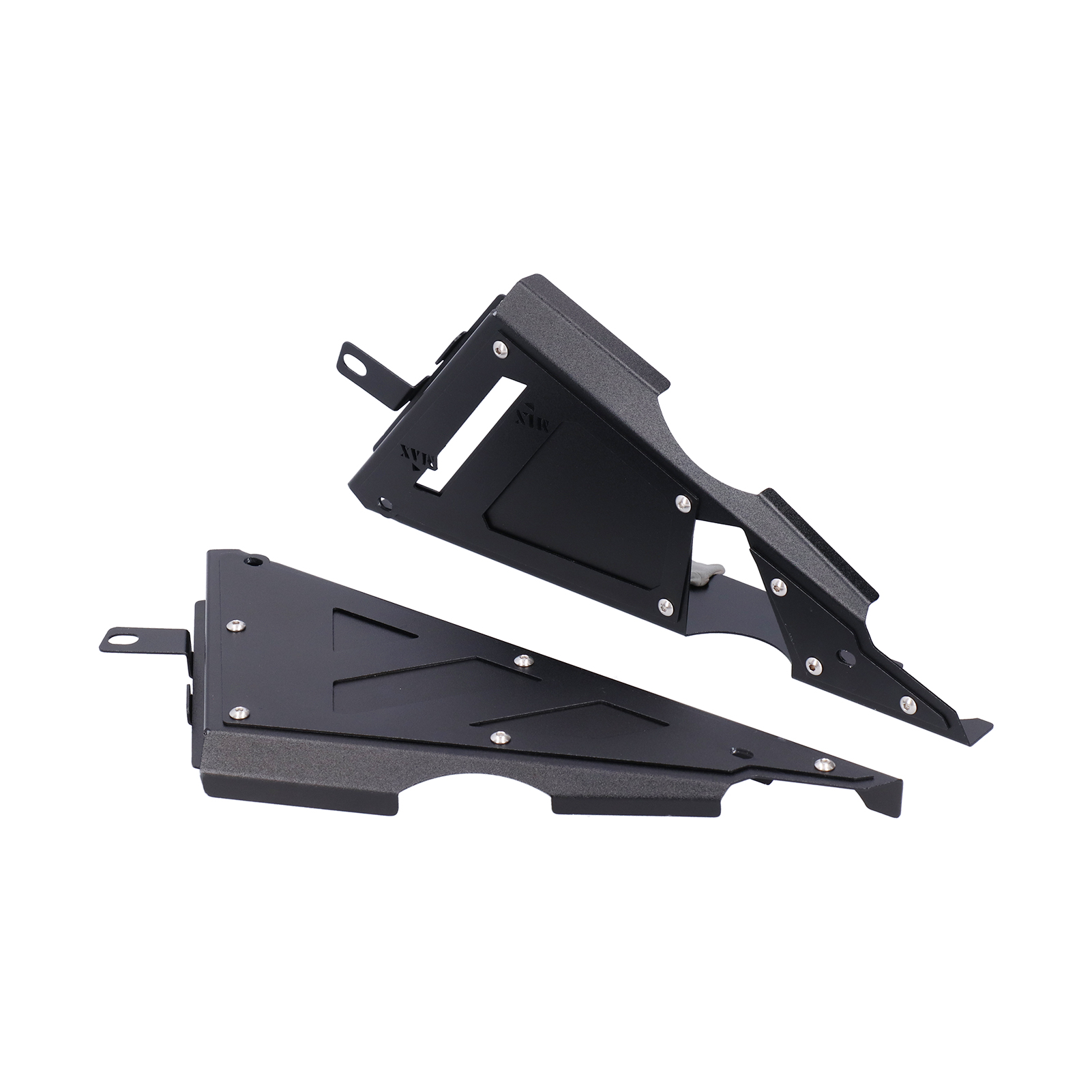 Paar Motorradverkleidungs-seitenteile, Schwarze Rahmenschützer Für Kawasaki Ninja 650 & Z650 2017-2019, Kompatibles 2-teiliges Set.