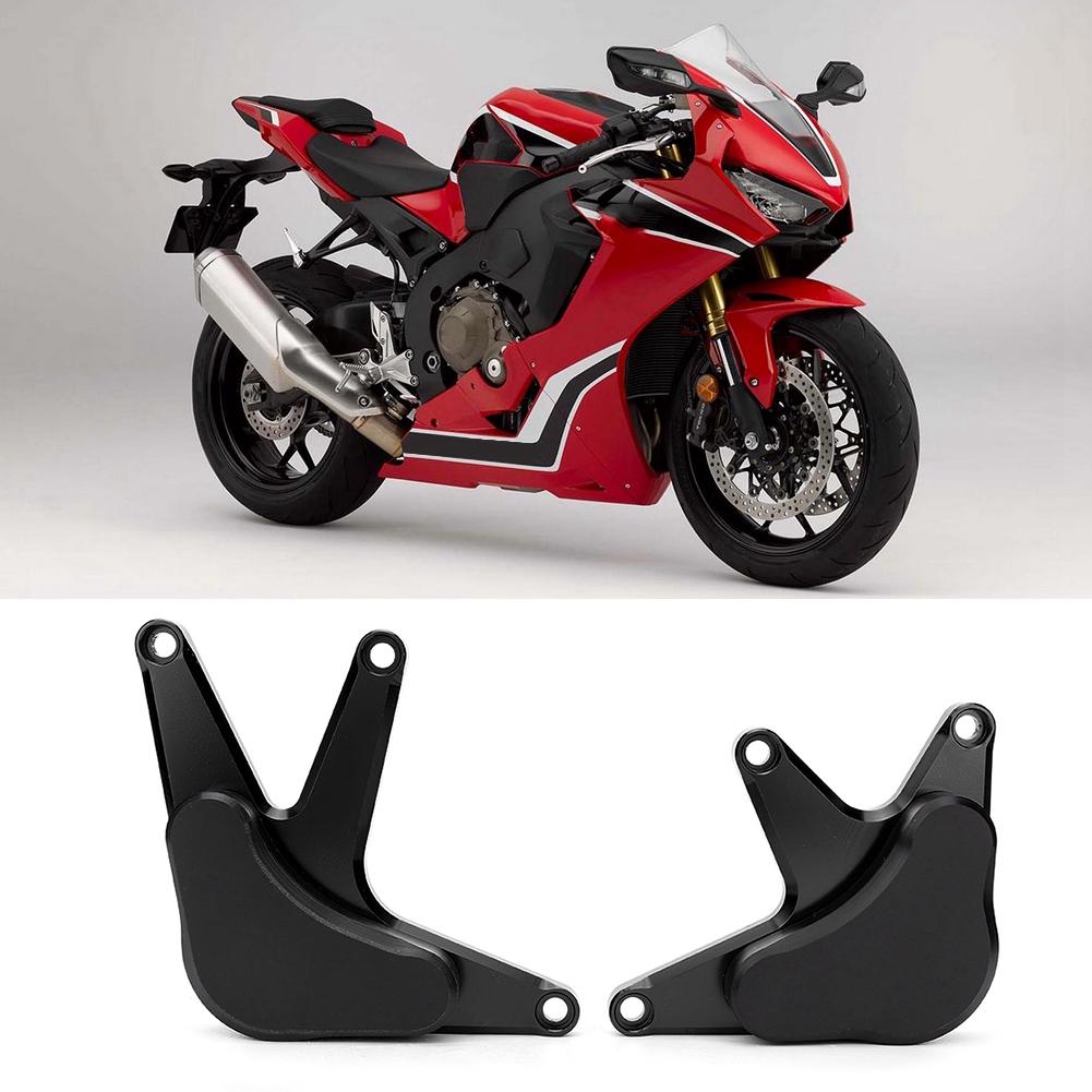Motorschutz-seitenständer-sturzpad-set, Kompatibel Mit Honda Cbr1000rr 2008-2017, Schwarz