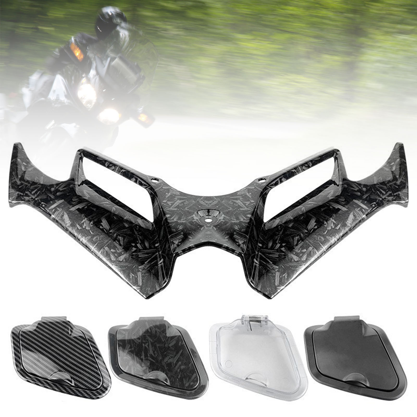 Stoßfeste Motorrad-kofferraumdeckel-front-staufach-zubehör-ersatzkoffer Motorradschutz