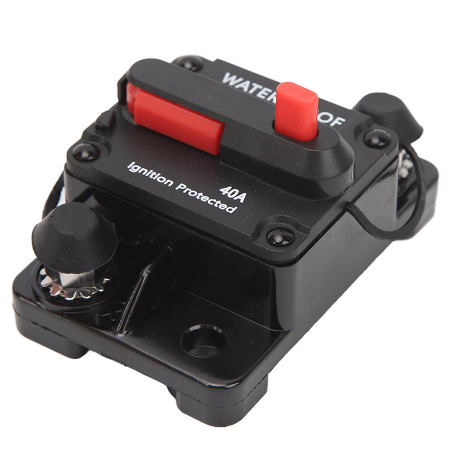 Wasserdichter 12v-autoradio-leistungsschalter, Manueller Reset Mit 40a-sicherung Für Stereoanlagen, Kfz-elektrikschutz.