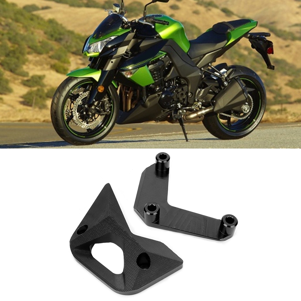 Cnc-gefräster Motorschutzbügel Aus Aluminiumlegierung, Schwarze Sturzplatte, Kompatibel Mit Kawasaki Z1000 2011-2017