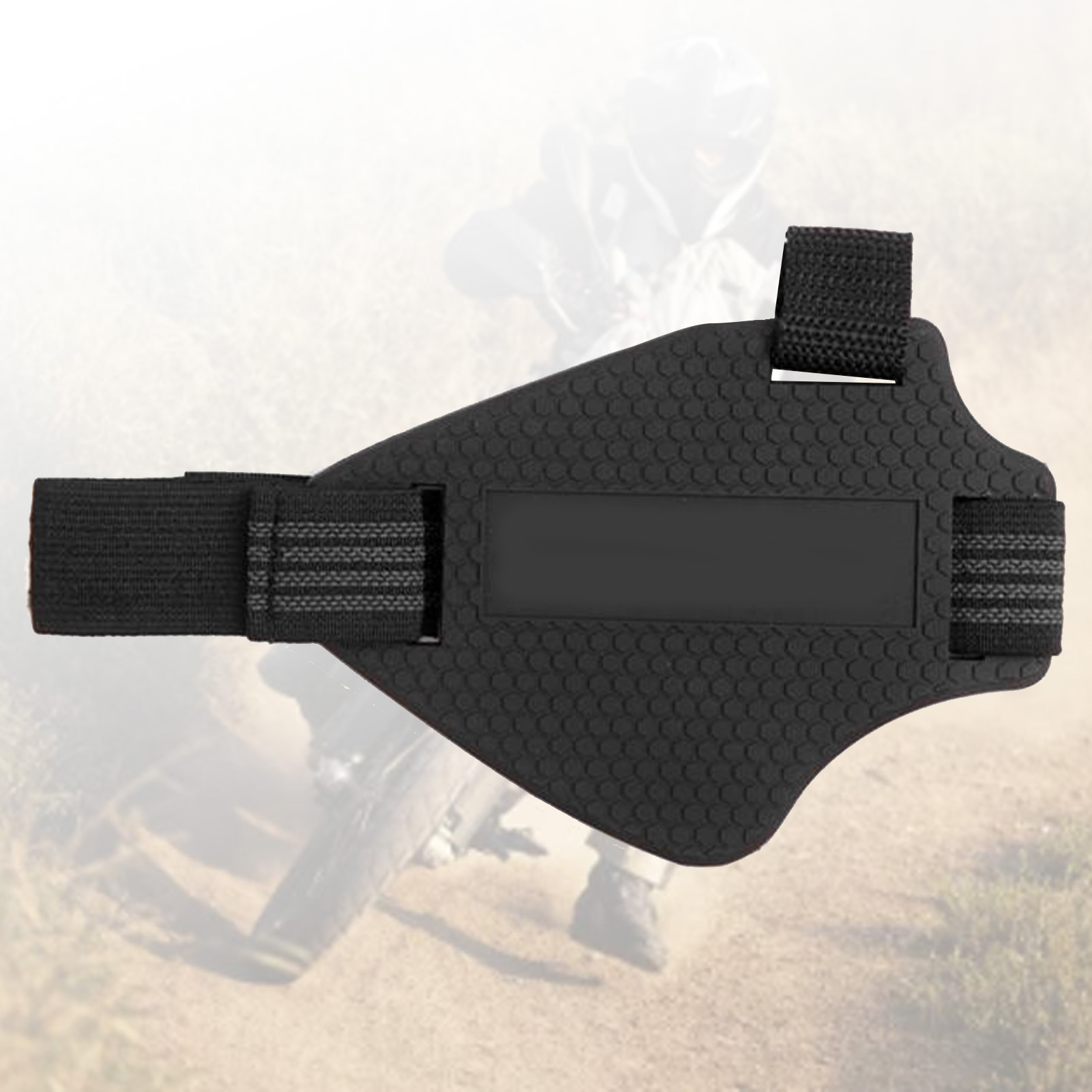 Verstellbare, Rutschfeste Motorradstiefelüberzüge Aus Nylon, Komfortabler Stiefelschutz Beim Schalten, Schwarz