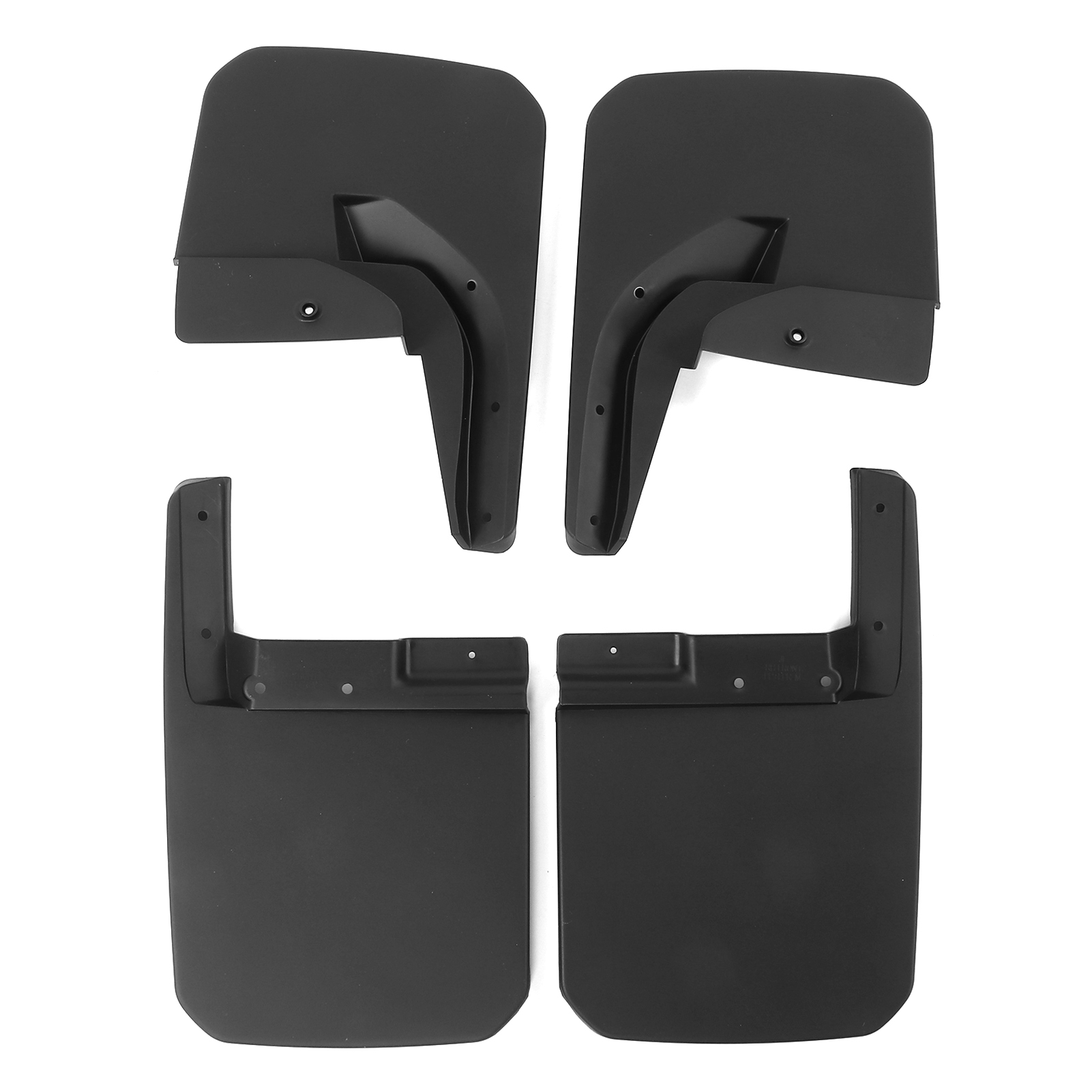 Vorder- Und Hinterradkotflügel, Radlaufschutz, Zubehör Kompatibel Mit Jeep Wrangler Jl 2018-2020, 4-teiliges Set, Schwarz, Stoßfest.
