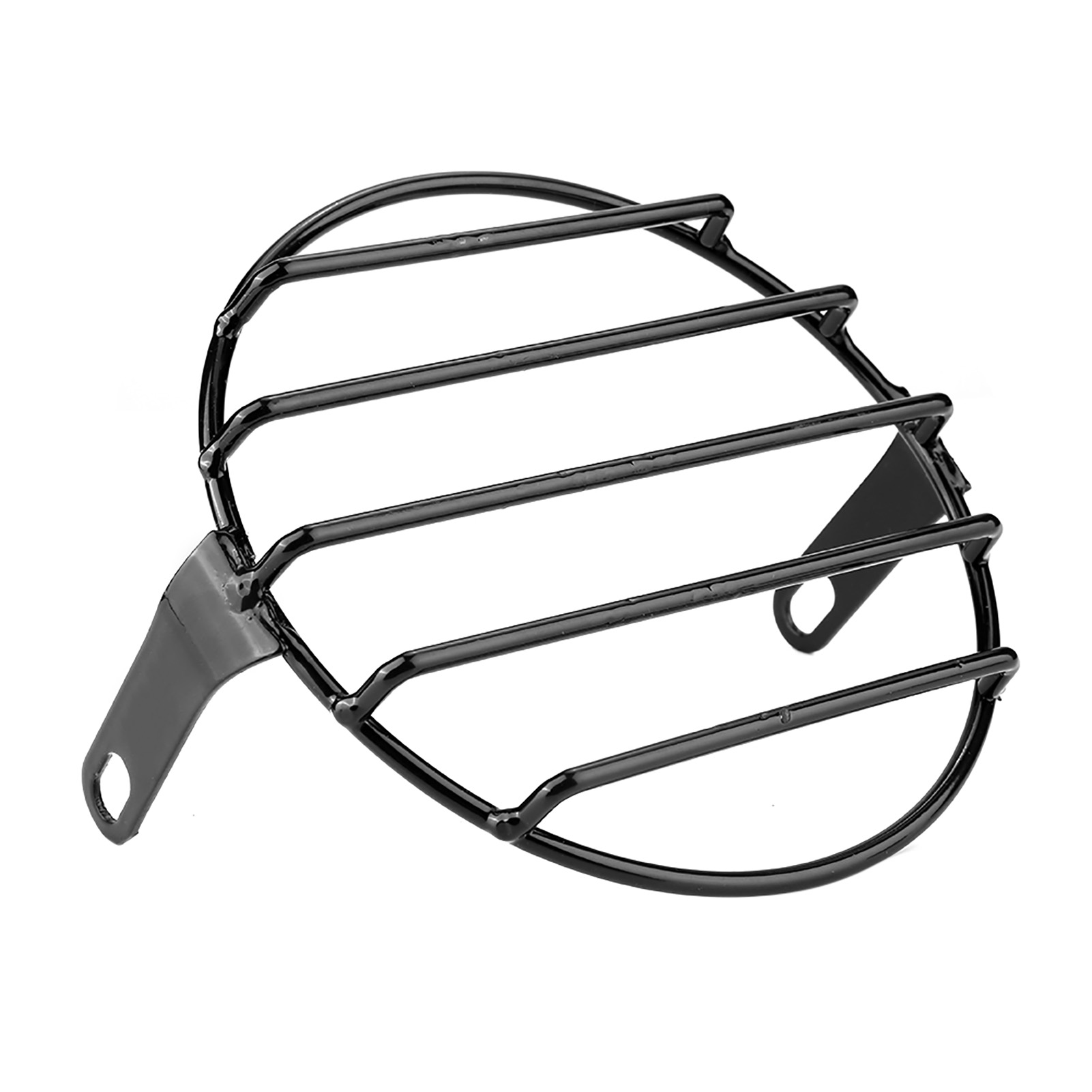 Runder Schwarzer Kühlergrill Für 7,09-zoll-retro-motorradscheinwerfer, Frontschutzmaske, Stoßstangenabdeckung Im Klassischen Stil, Kompatibel Mit Custom-bobber-café-racer-motorrädern