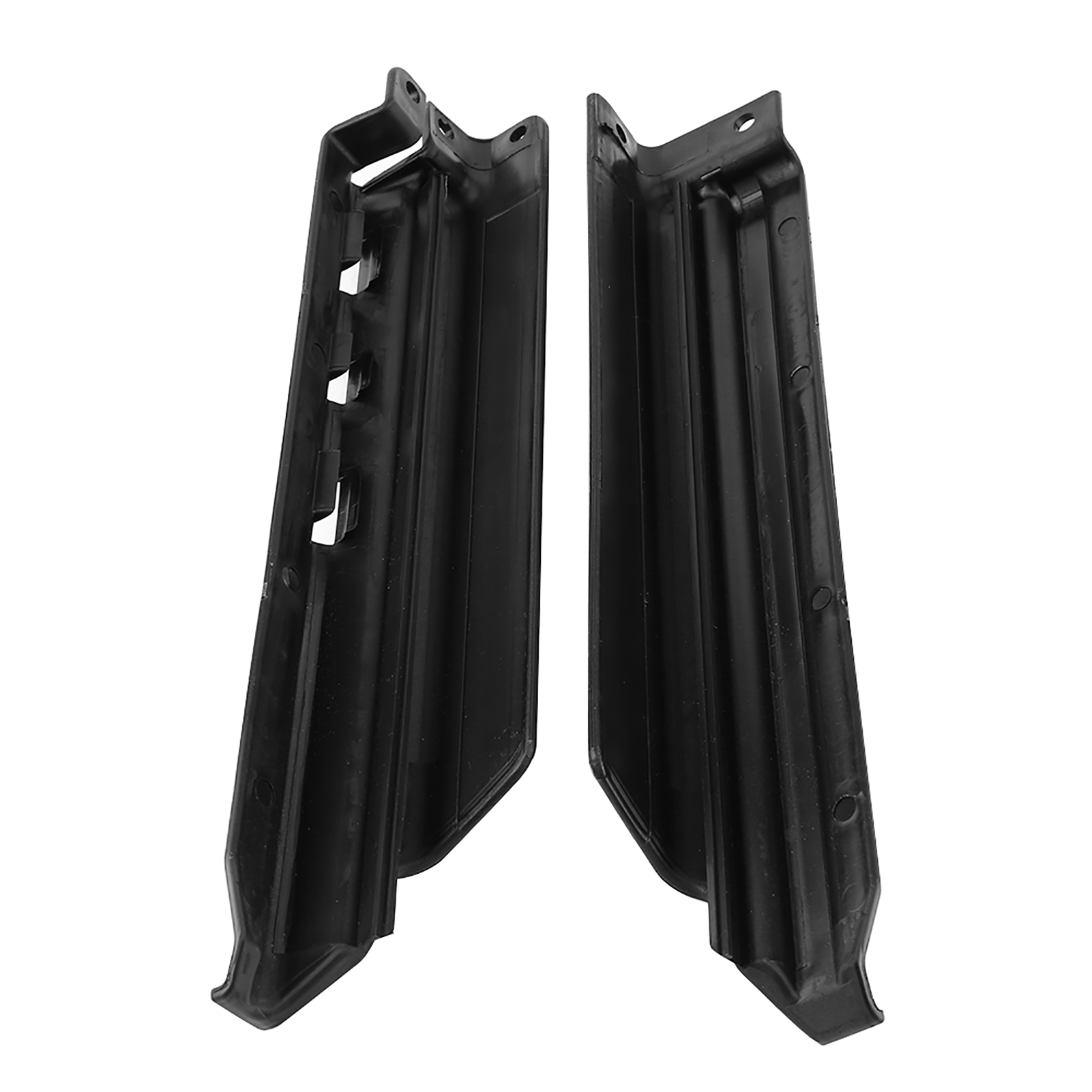 Motorrad-vorderradgabelschutz, Schwarze Kunststoff-seitenschutzbleche Für Kawasaki Klx650 Und Klx250r, Set Mit 2 Gabelabdeckungen, Robustes Schutzzubehör.