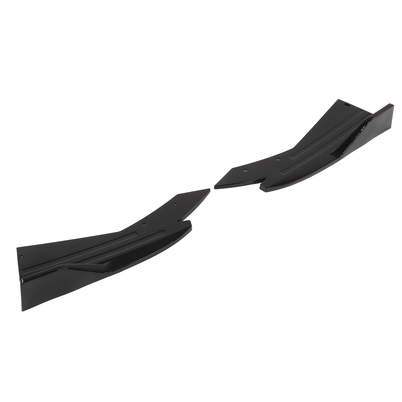 Stoßstangendiffusor-spoilerlippenschutzleiste Canard-seitenschweller, Glänzend Schwarz, Abs, Universelles Karosserie-kit
