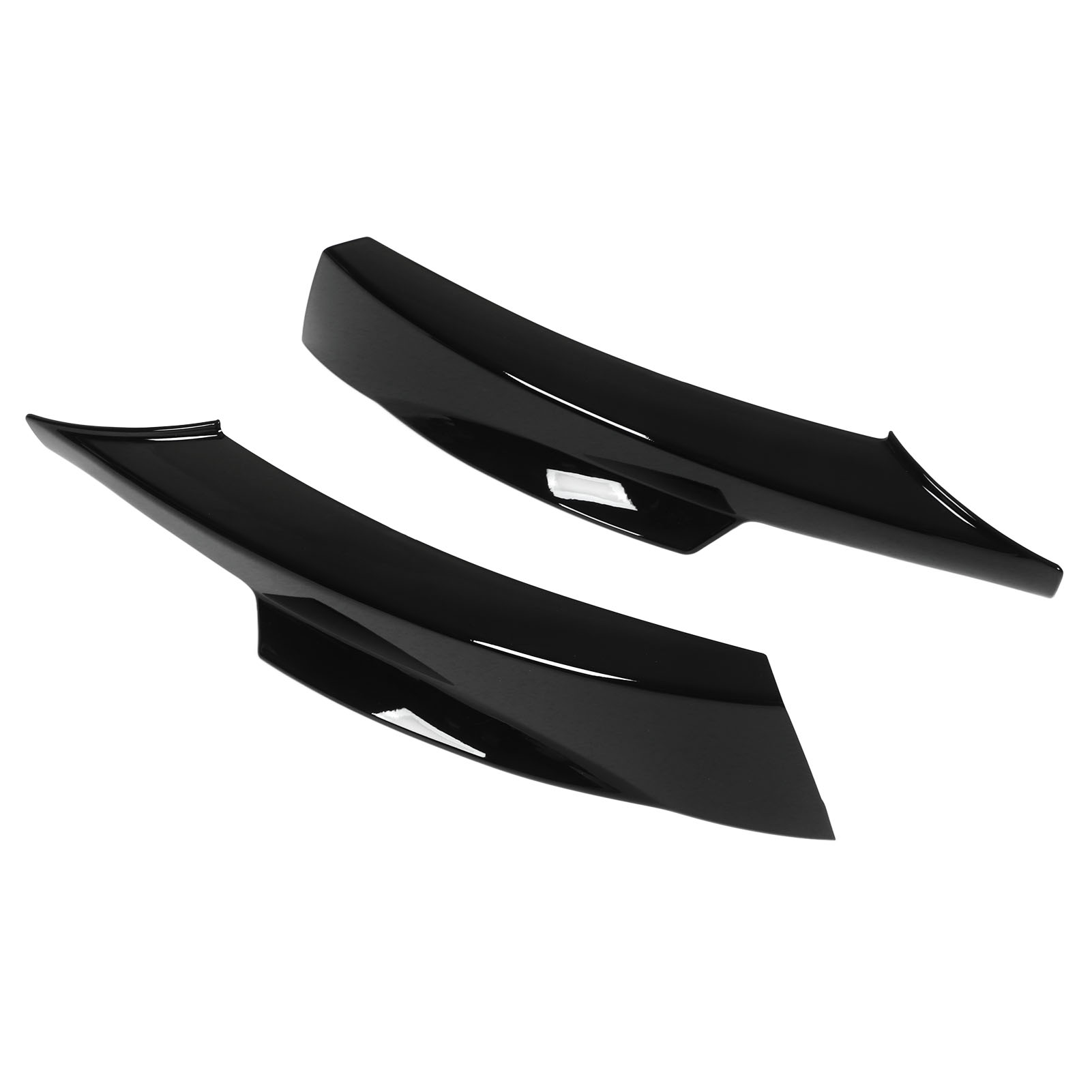 Frontstoßstangenlippe Mit Eckverbreiterungen Und Unterem Schutz Für Bmw E90 M Sport Lci Limousine (2009–2012), Glanzschwarz