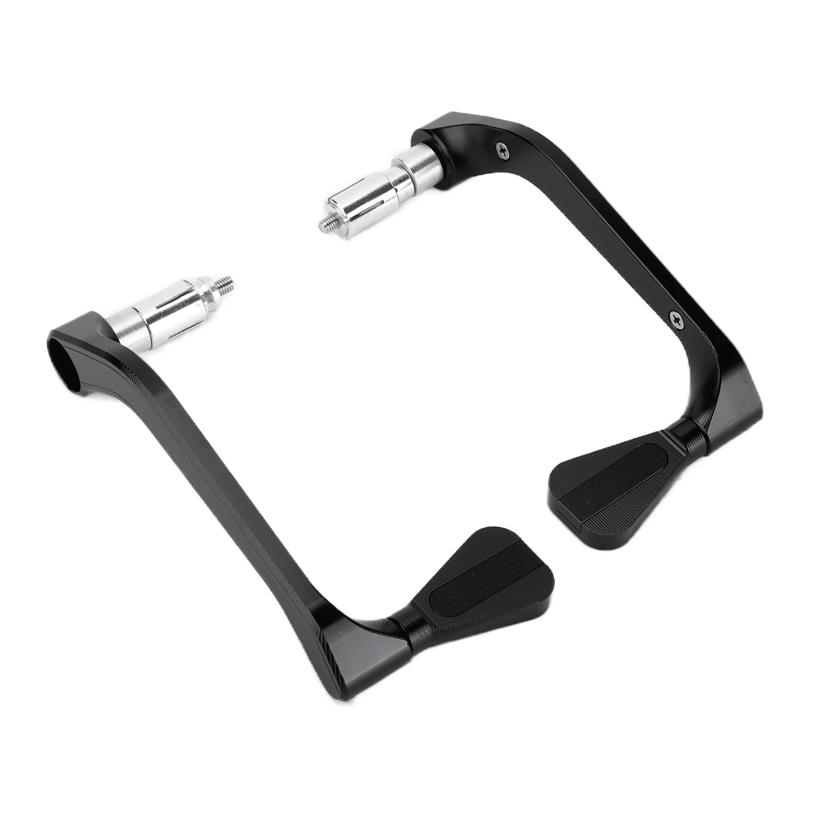 Motorrad-lenkerschutz, 2-teilig, Aluminiumlegierung, Universeller Stoßdämpfer Für 22-mm-lenker, Schwarz, Motorradzubehör