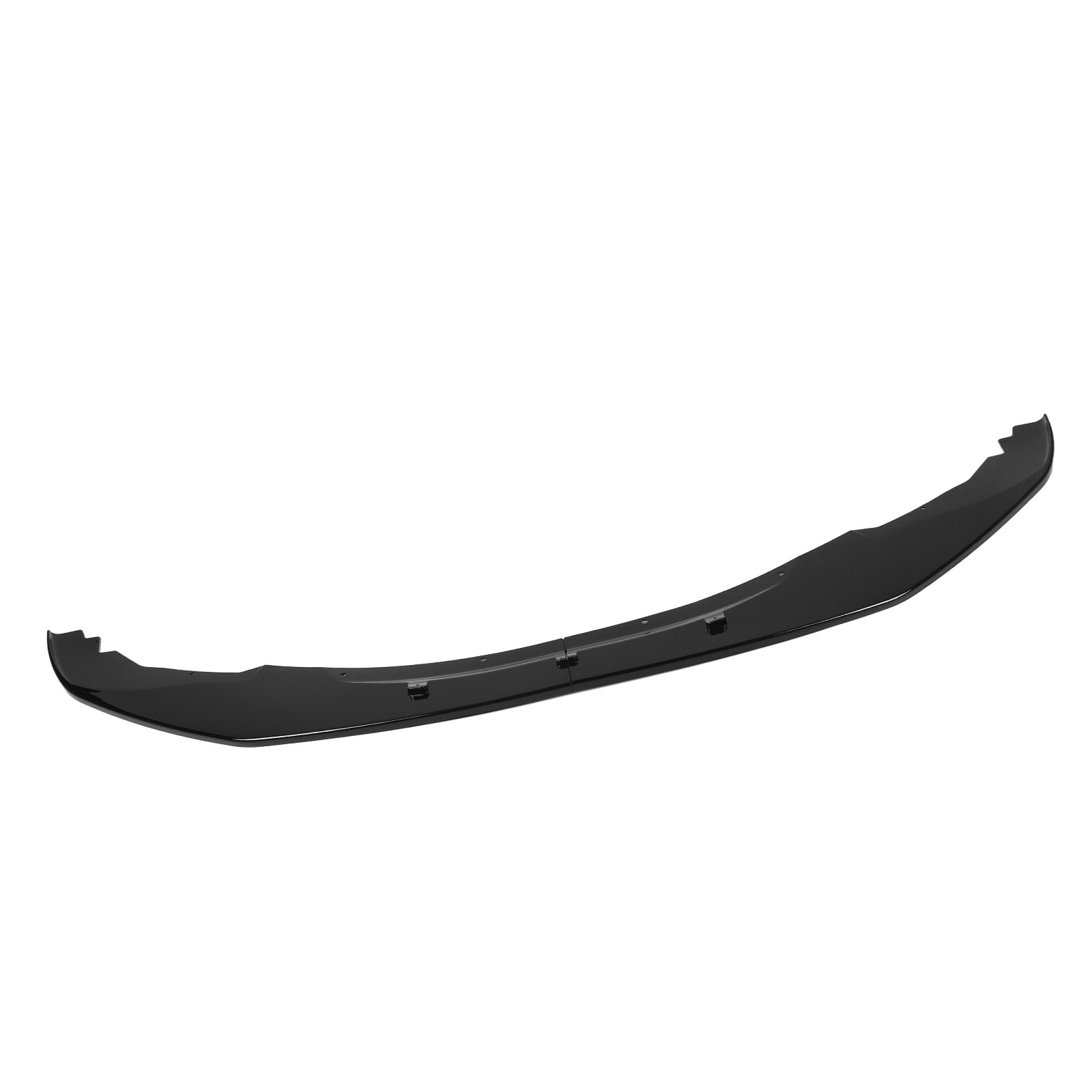 Frontstoßstangenlippe, Zweiteiliger Frontsplitter, Diffusorschutz, Kompatibel Mit 1er F20 F21 Vor-facelift M-sport, Glänzend Schwarz