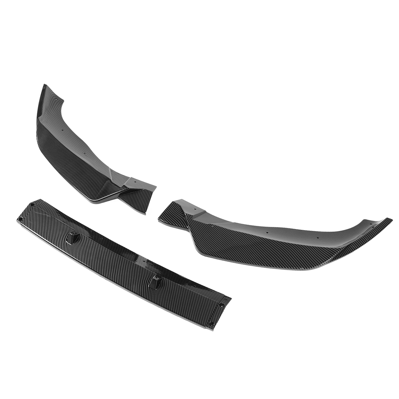 3-teiliges Set Aerodynamischer Frontspoiler-schutzschild Regendichter Ersatz Für X3 X4 G01 G02 M Style Carbonfaser-paket