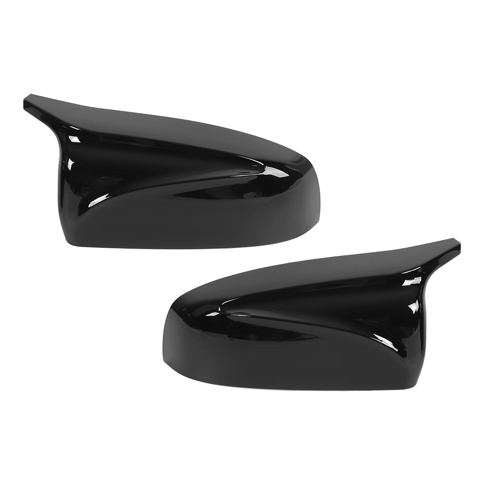 2 Außenspiegelkappen In Hochglanzschwarz Für Bmw E70 X5 (2007–2013), Regensichere Schutzkappen, Wasserdichter Ersatz