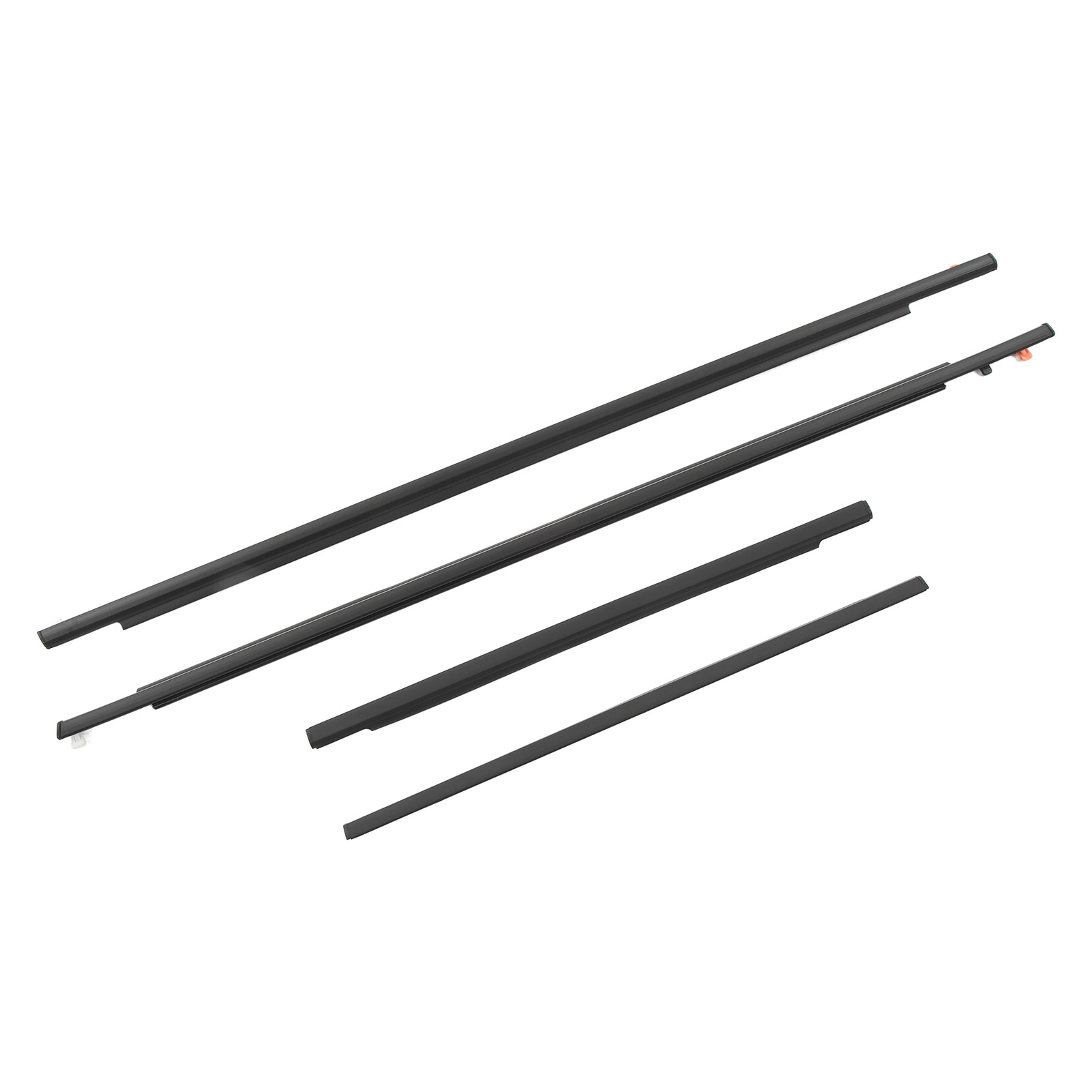 4 Türverkleidungen Für Vorder- Und Hintertür, Dichtungsgummis, Fensterleisten 68163-35041 Für Toyota Fj Cruiser 2007-2014