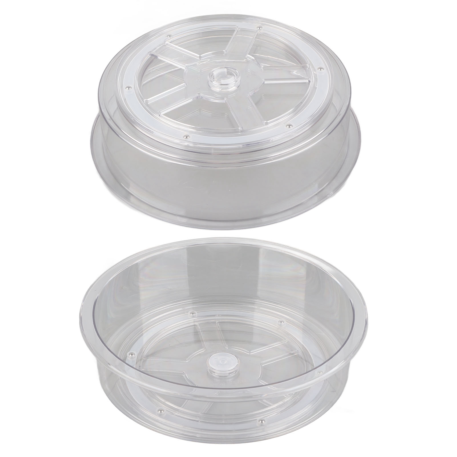 Drehbarer Schrankorganizer, Transparent, 360° Drehbar, Aufbewahrungshalter Für Gewürze, Kaffee, Kosmetik
