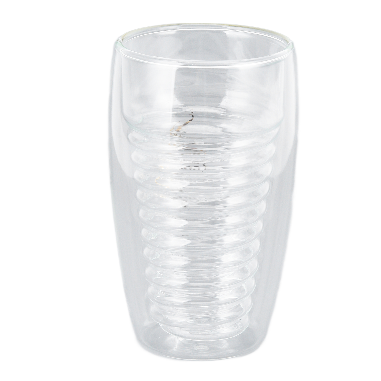 Doppelwandiger Glas-kaffeebecher, 320 Ml, Hitzebeständig, Klar, Glänzend, Isoliert – Ideal Für Zuhause, Büro Oder Café.