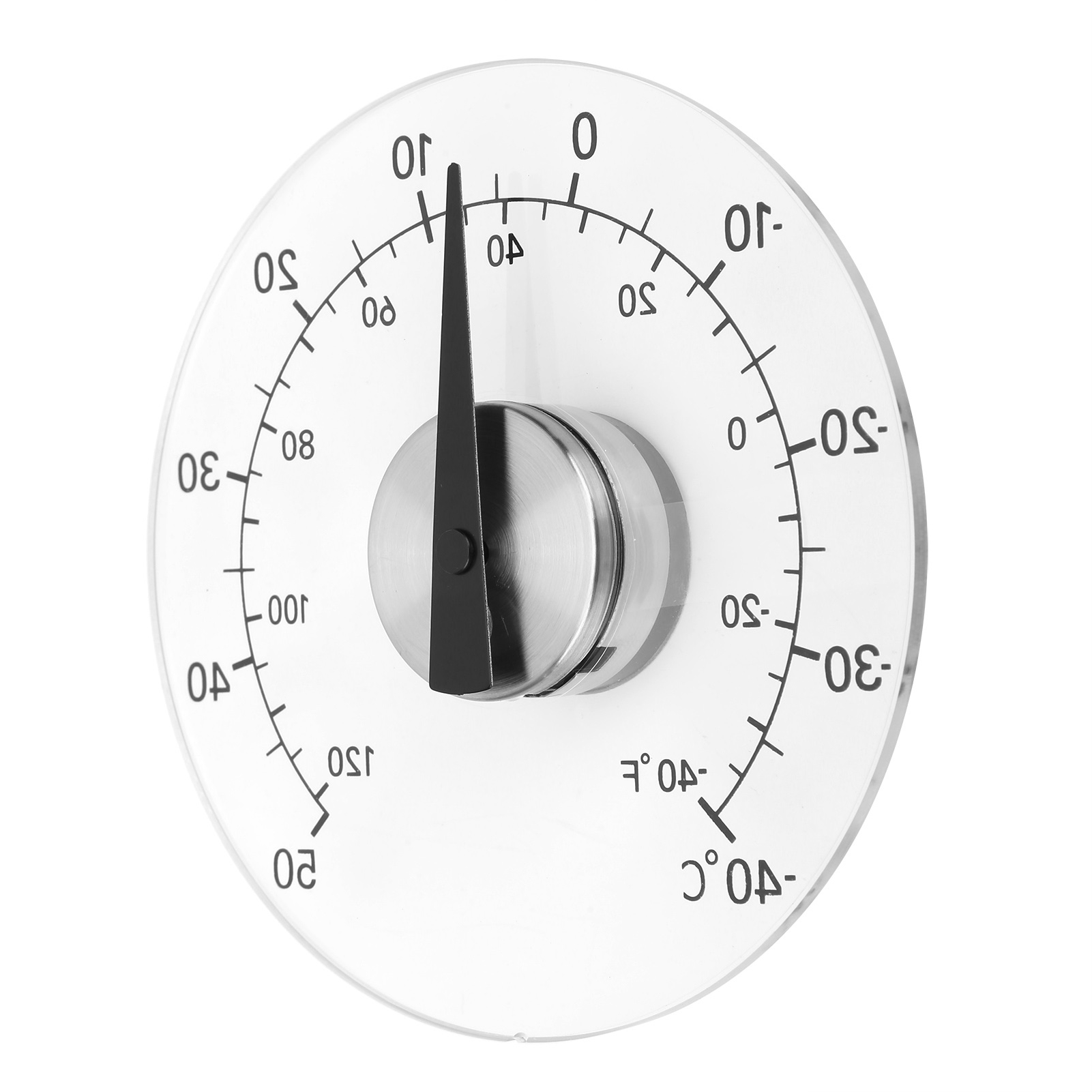 Außenthermometer, Selbstklebend, Transparent, Für Fenster, Türen, Gewächshäuser, Temperaturüberwachungsgerät