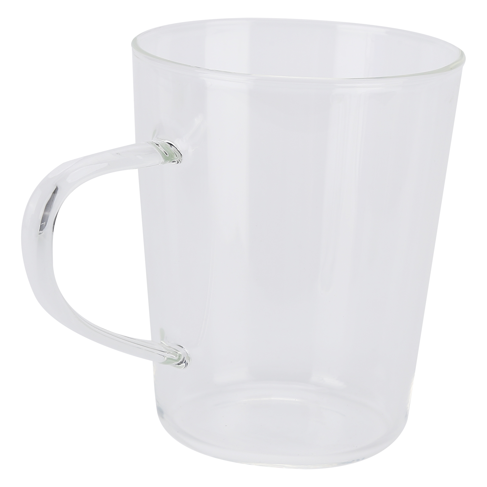 380 Ml Milchbecher Aus Hochwertigem Borosilikatglas, Thermoisolierend, Leicht Zu Reinigen, Für Küche, Hotel, Café, Transparent