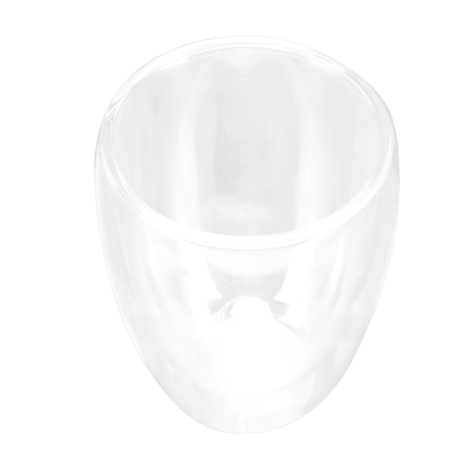Doppelwandiger, Transparenter Milchbecher, Hitzebeständiges Zylindrisches Glas Für Kaffee, Selbstgemachte Getränke, 350 Ml.