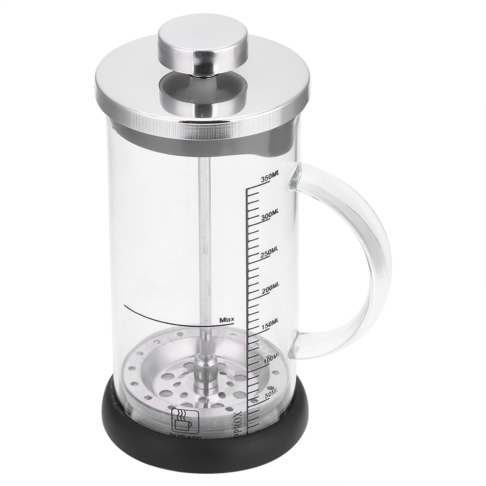 Hitzebeständige Kaffeekanne Aus Klarglas, 350 Ml, Mit Henkel, Multifunktional Für Zuhause Und Büro