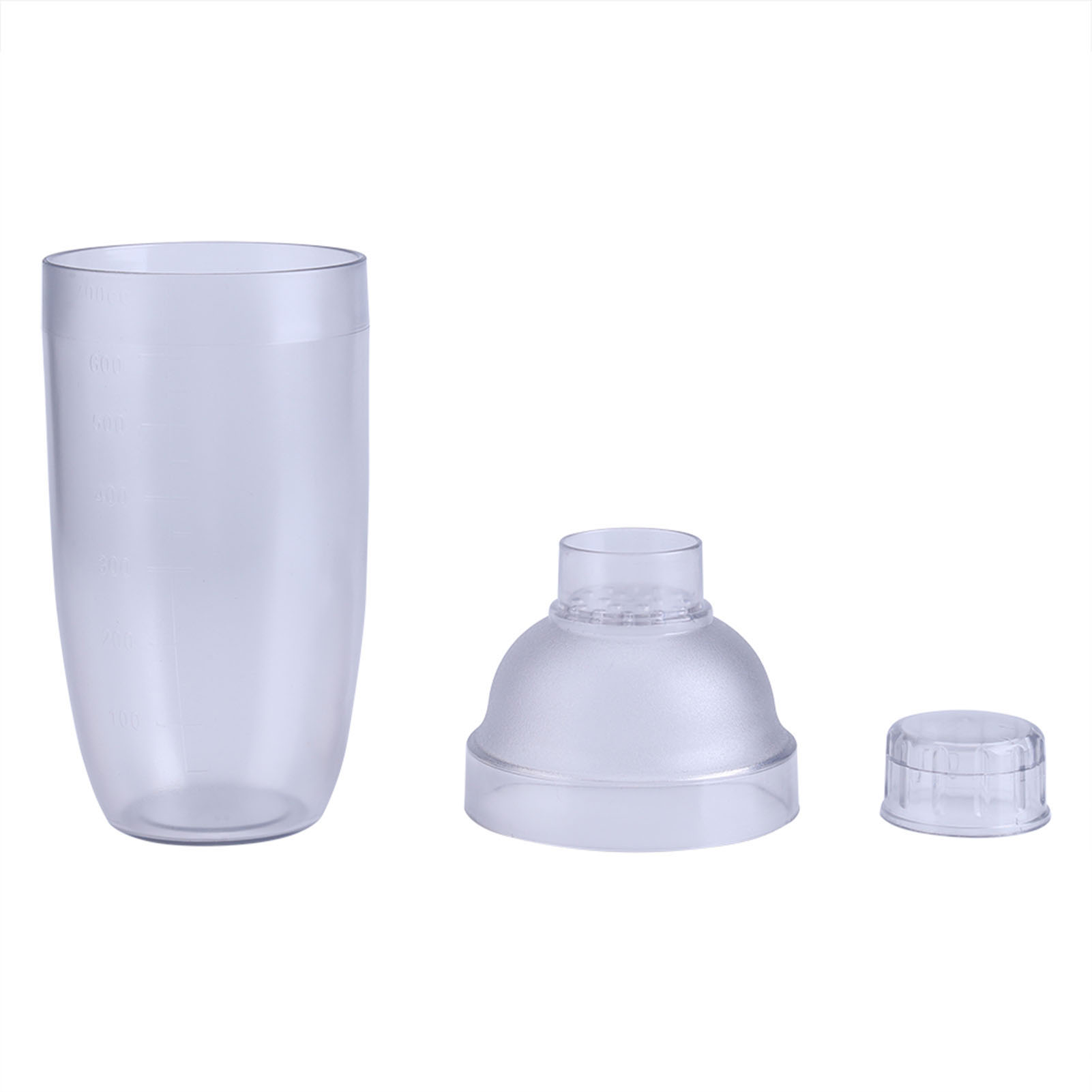 Auslaufsicherer, Transparenter Pc-harz-shaker Für Milchtee, Cocktails Und Andere Getränke, 700 Ml, Barzubehör