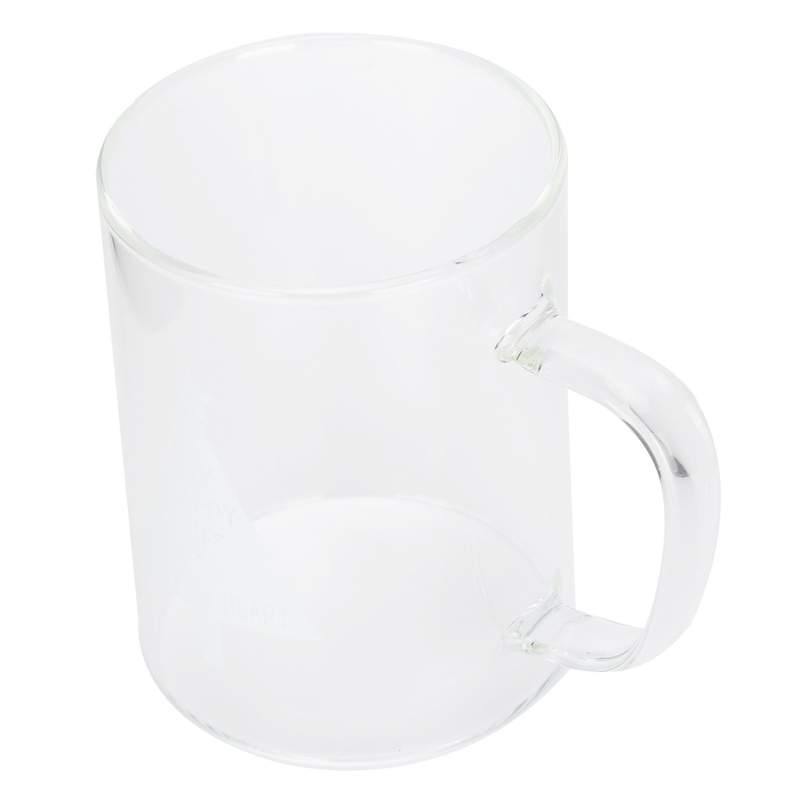 350 Ml Durchsichtiger Glasbecher Mit Henkel Für Milch, Kaffee, Tee, Ideal Für Die Küche