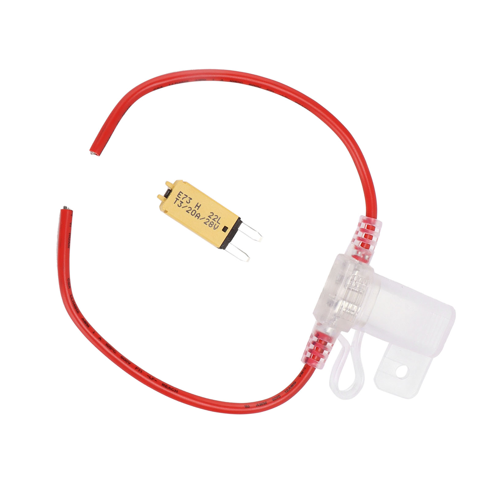Wasserdichter, Transparenter 12awg-leistungsschalterhalter Mit Manueller Rückstellung Für 32-v-leistungsschalter Für Auto, Boot, Wohnmobil, Lkw