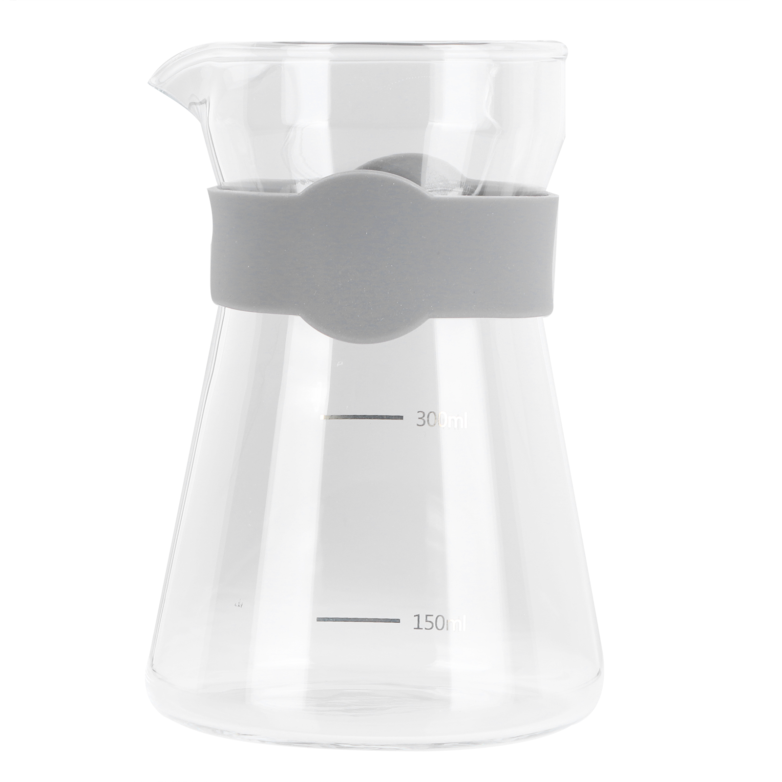 Kaffeekanne Aus Hochwertigem Borosilikatglas, Kaffeemaschine Mit Integrierter Waage, Transparent, 600 Ml