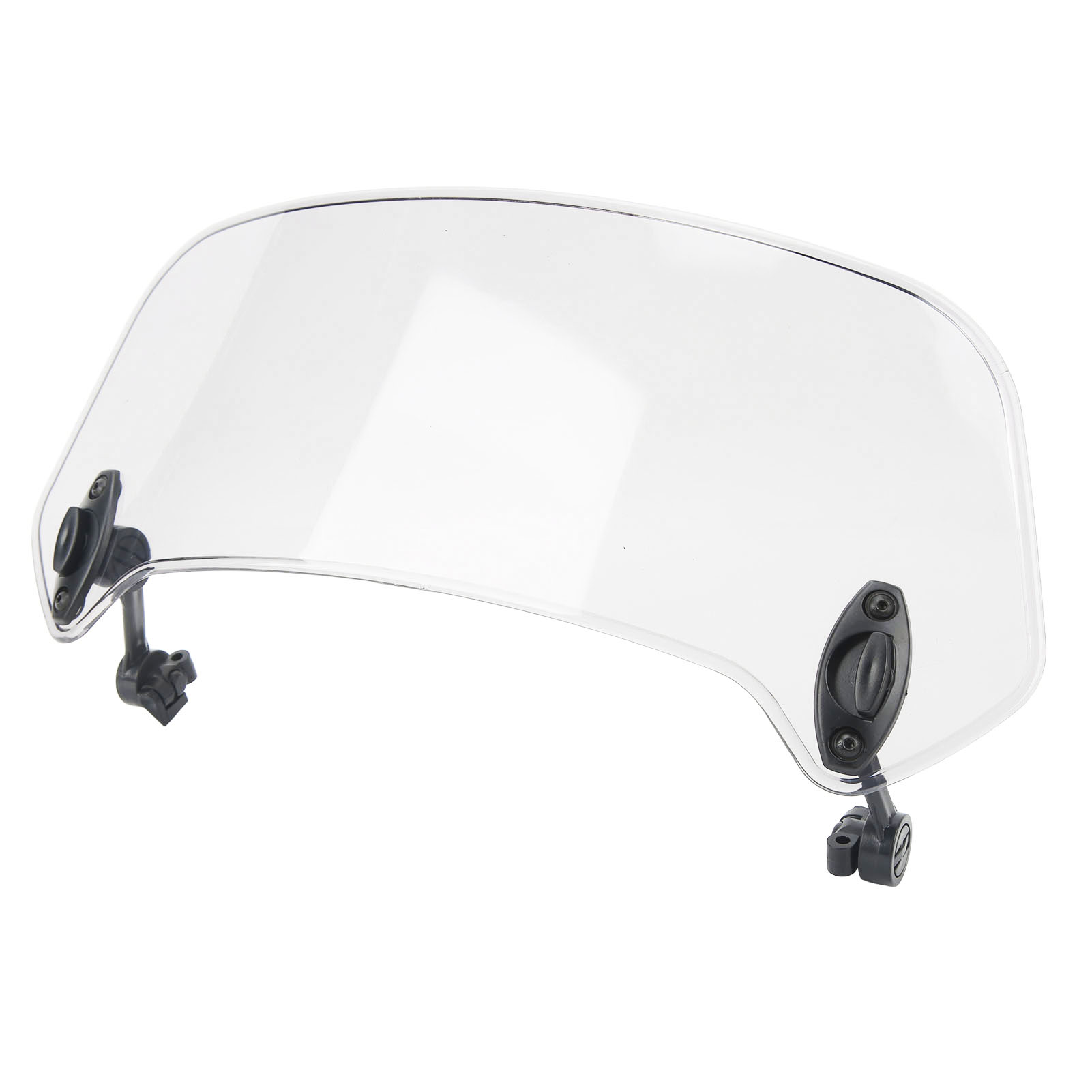 Verstellbare Motorrad-windschutzscheibe, Universeller Clip-on-windabweiser, Klare Scheibe Für Motorräder
