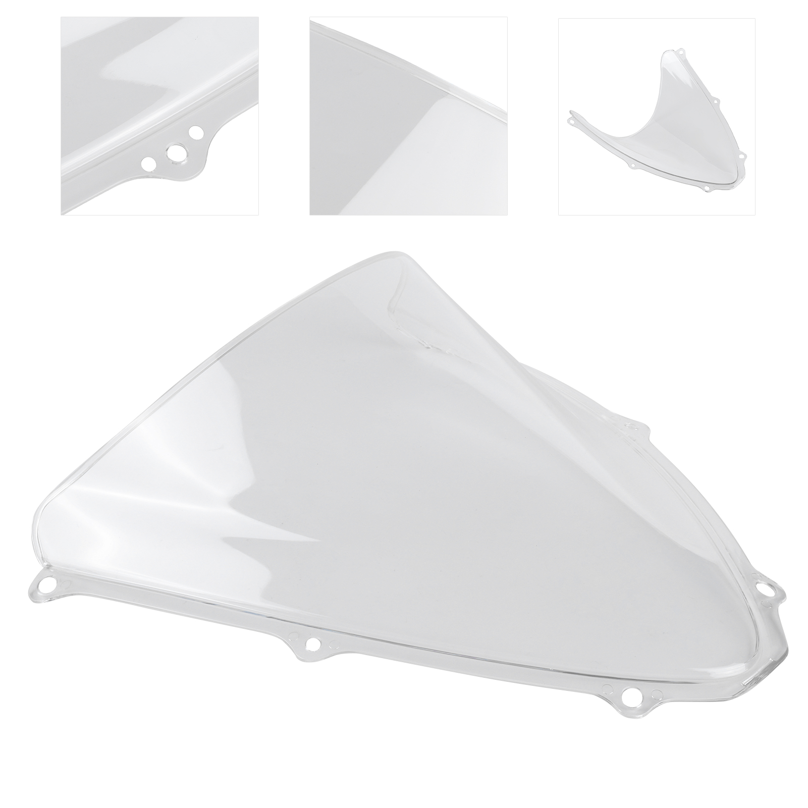 Motorrad-windschutzscheibe Aus Polycarbonat, Passend Für Suzuki Gsxr 600/750 K6 2006–2007, Transparent