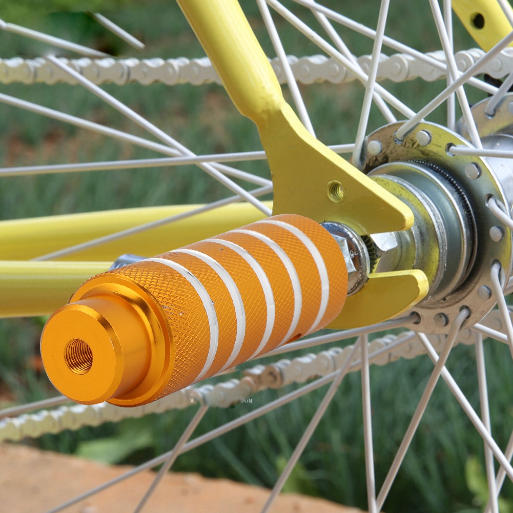 Fahrrad-metall-hochleistungs-fußständer, Hintere Stunt-fußrasten, Fahrradzubehör (golden)