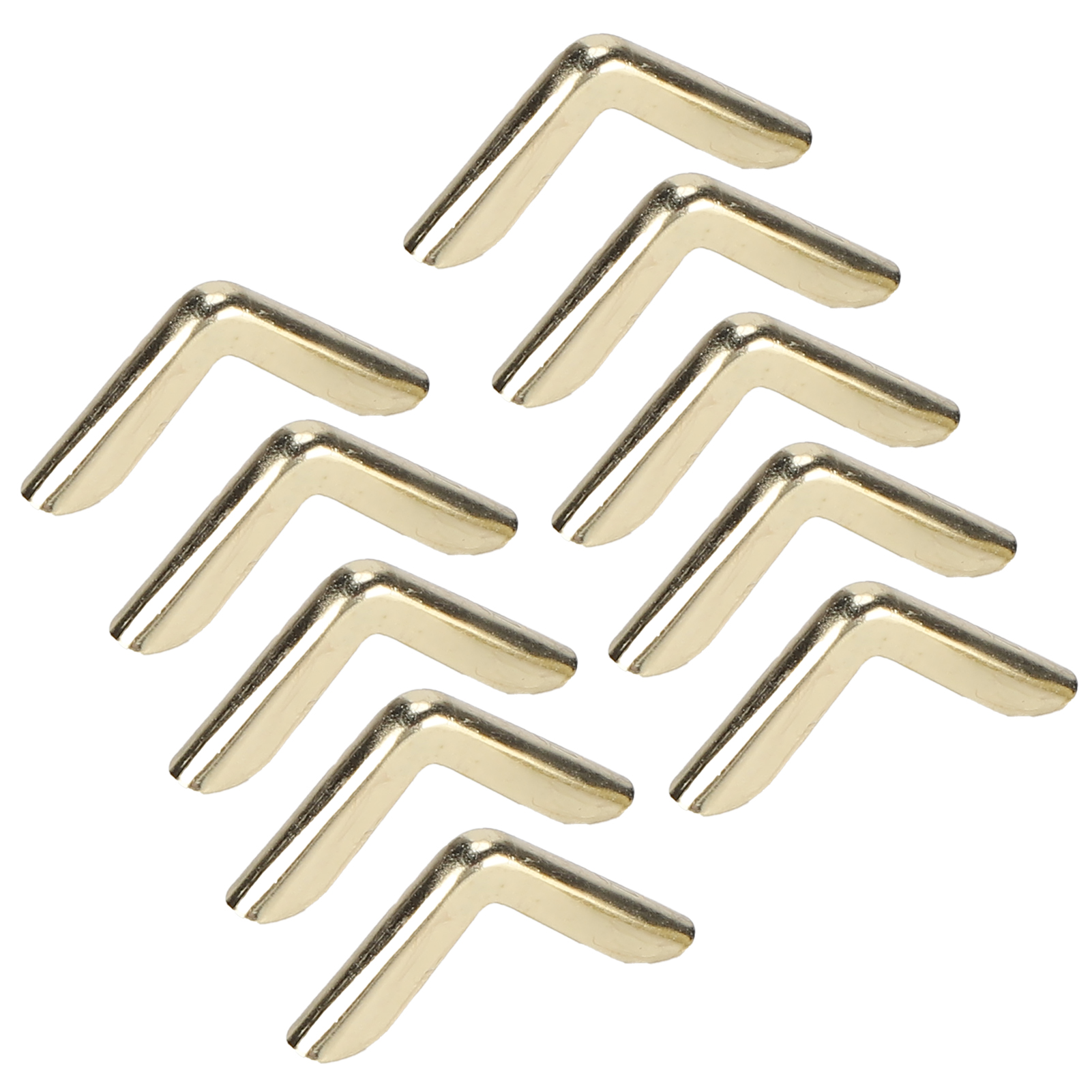 100 Stück Eckenschoner Aus Antikgoldener Aluminiumlegierung, Schutzecken Für Fotoalben Und Notizbücher, 2,2 Mm Dick