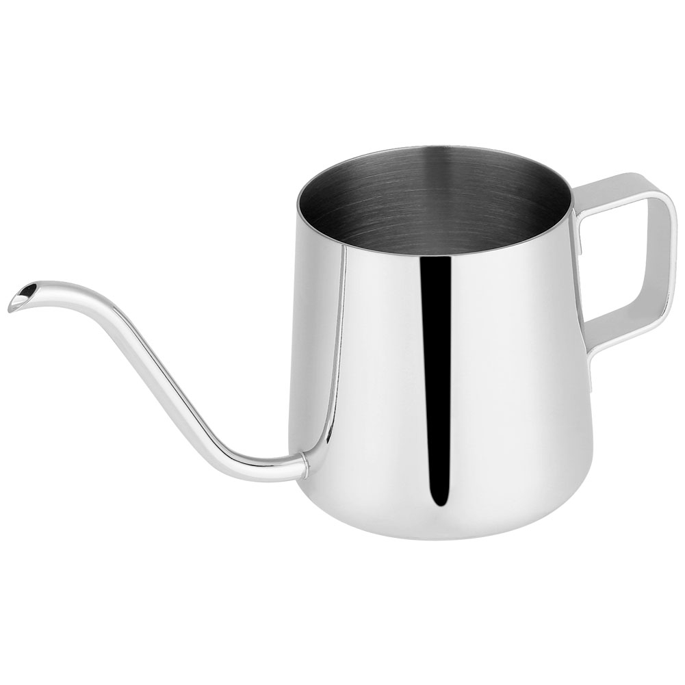 Edelstahl-schwanenhalskessel Für Filterkaffee, Präzisionskaraffe, Teekannenzubehör 250 Ml Silber.